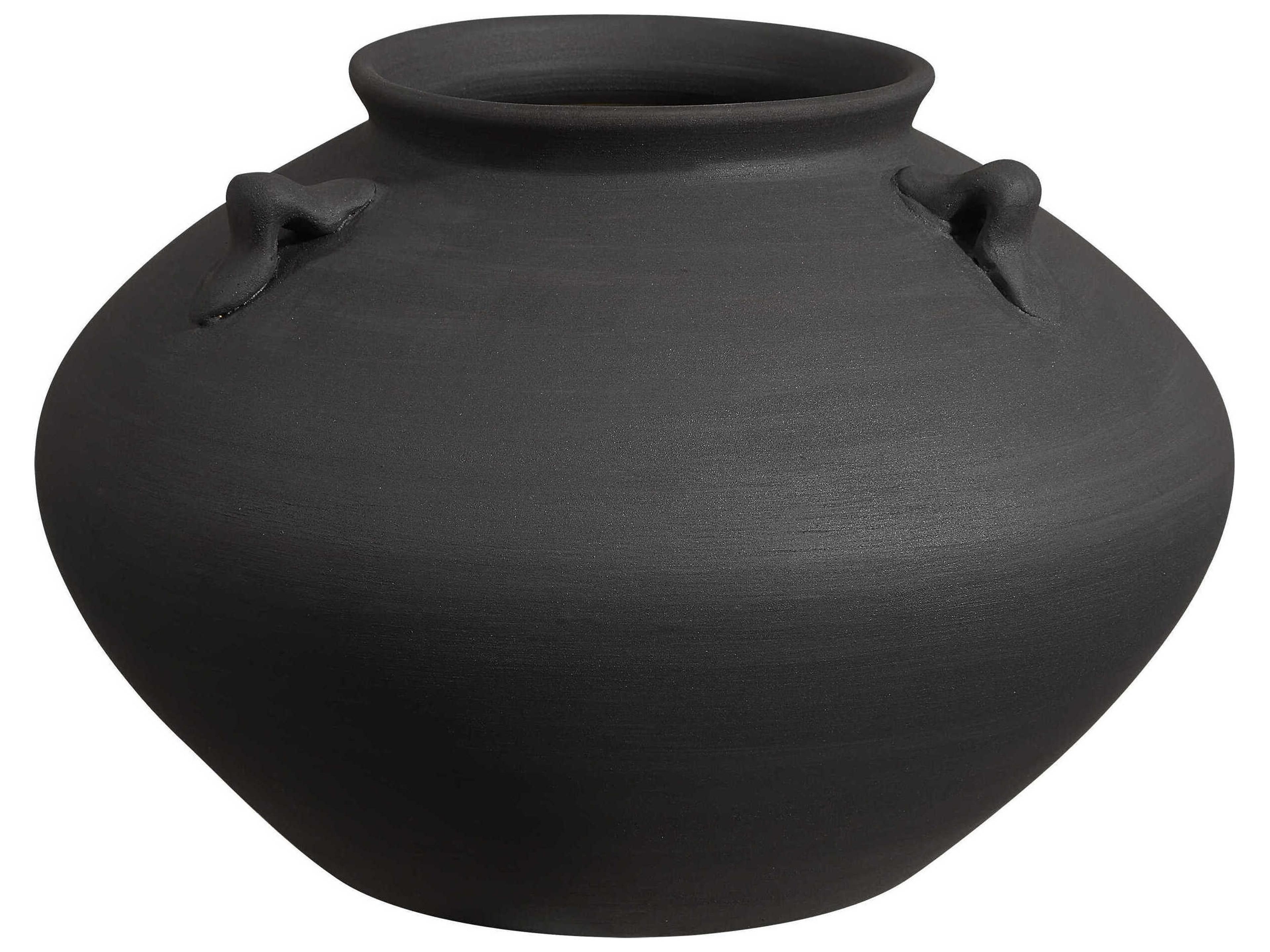 Asher Antique Black Vase