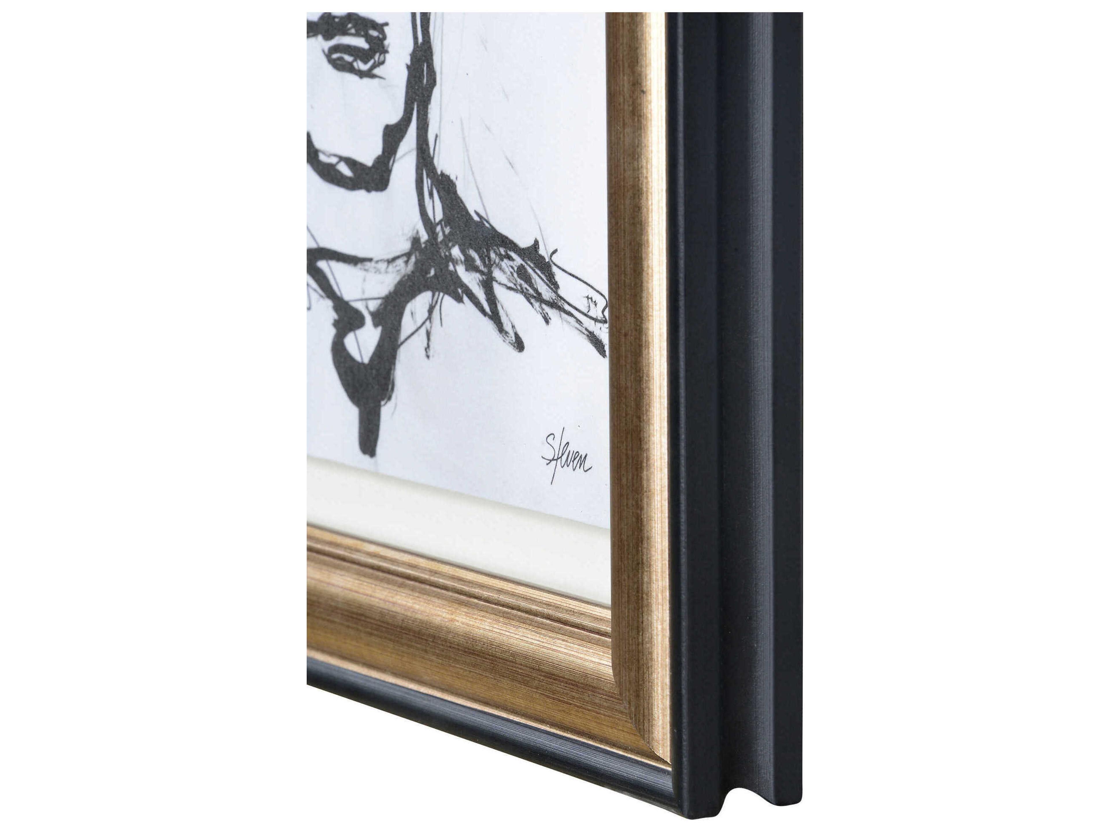 Renwil Studio Line Sketch 4-Piece Wall Art