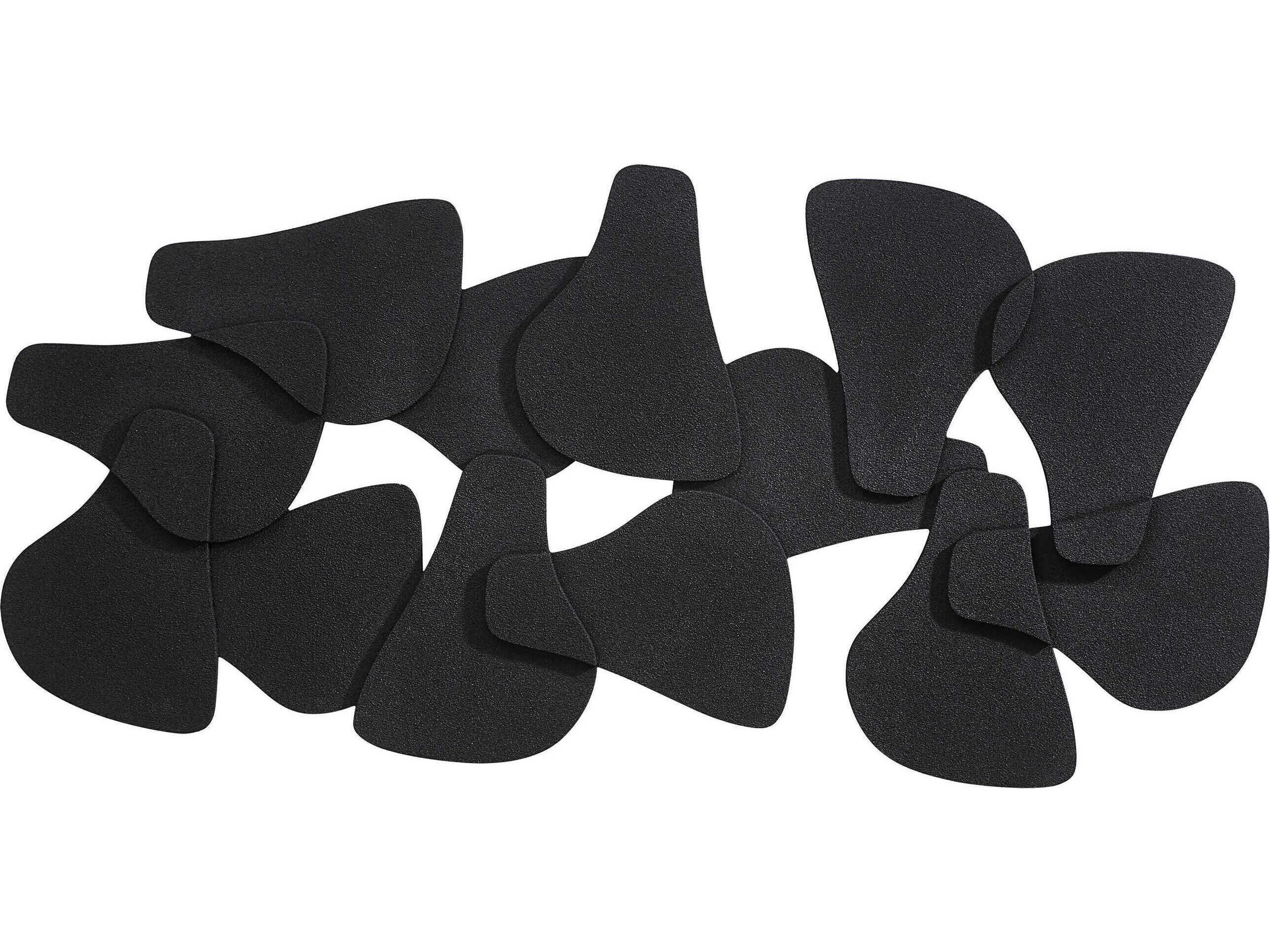 Scorpio Wall Decor Abstract Matte Black Sculpture