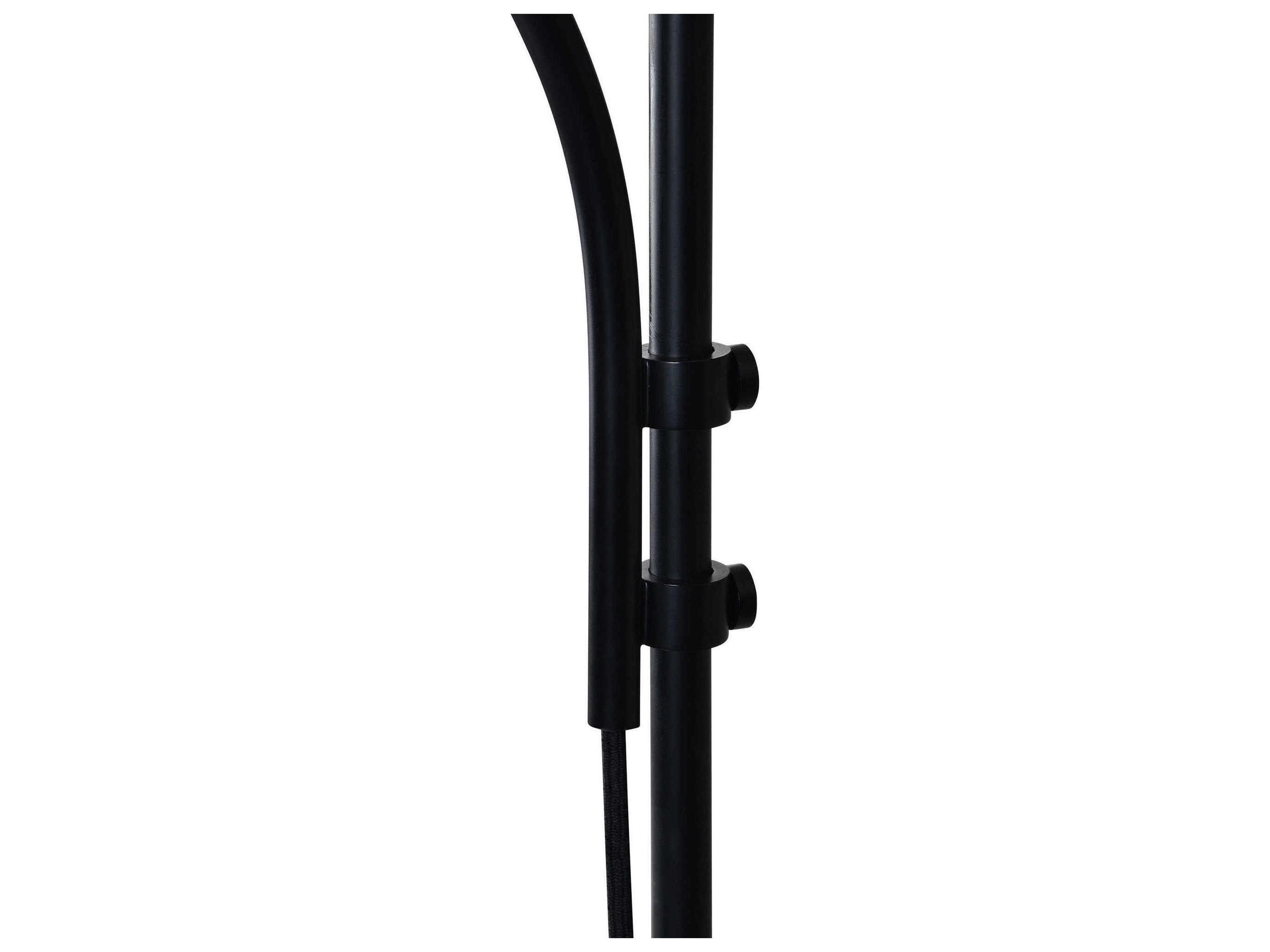 Renwil Draco 1-Light Black Swing Wall Sconce