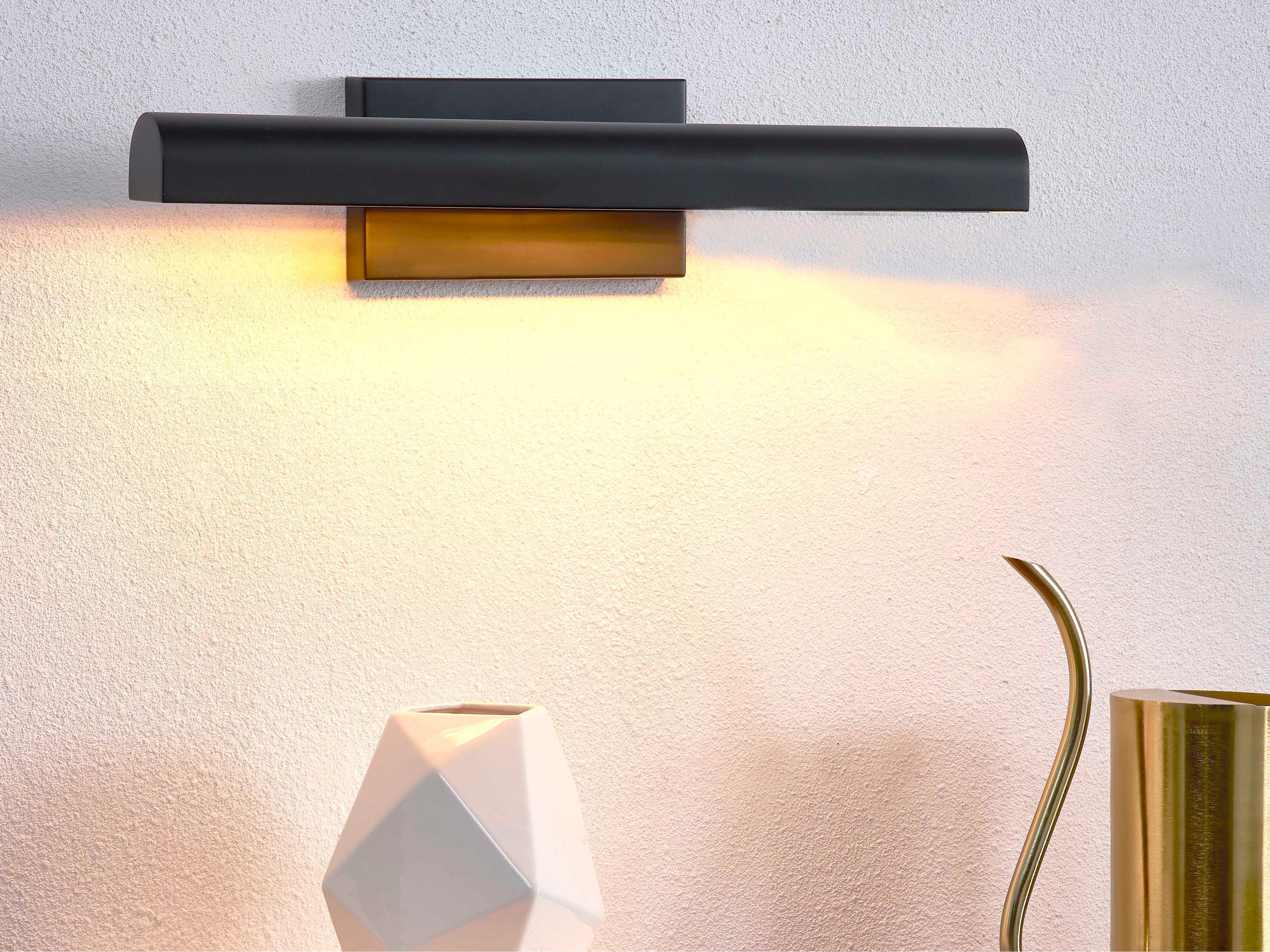 Renwil Inverness 1-Light Matte Black Picture Light