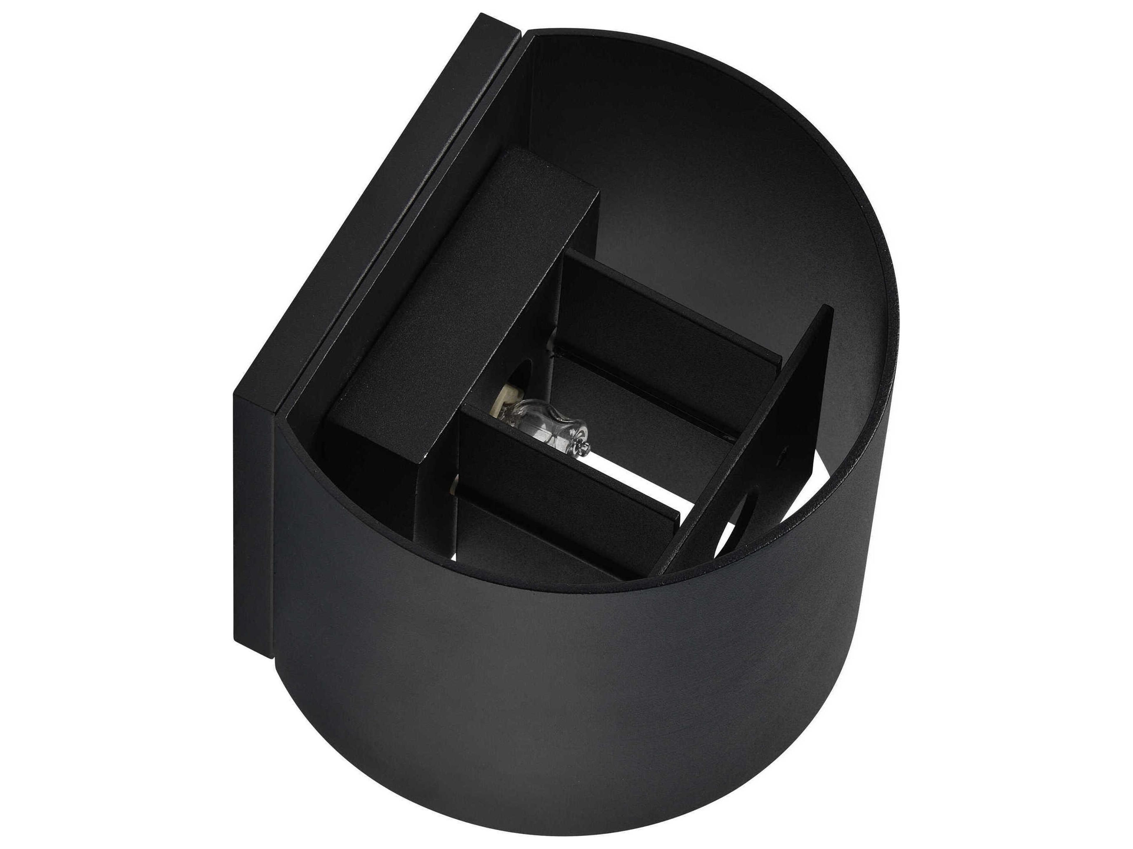 Renwil Lark 1-Light Matte Black Wall Sconce