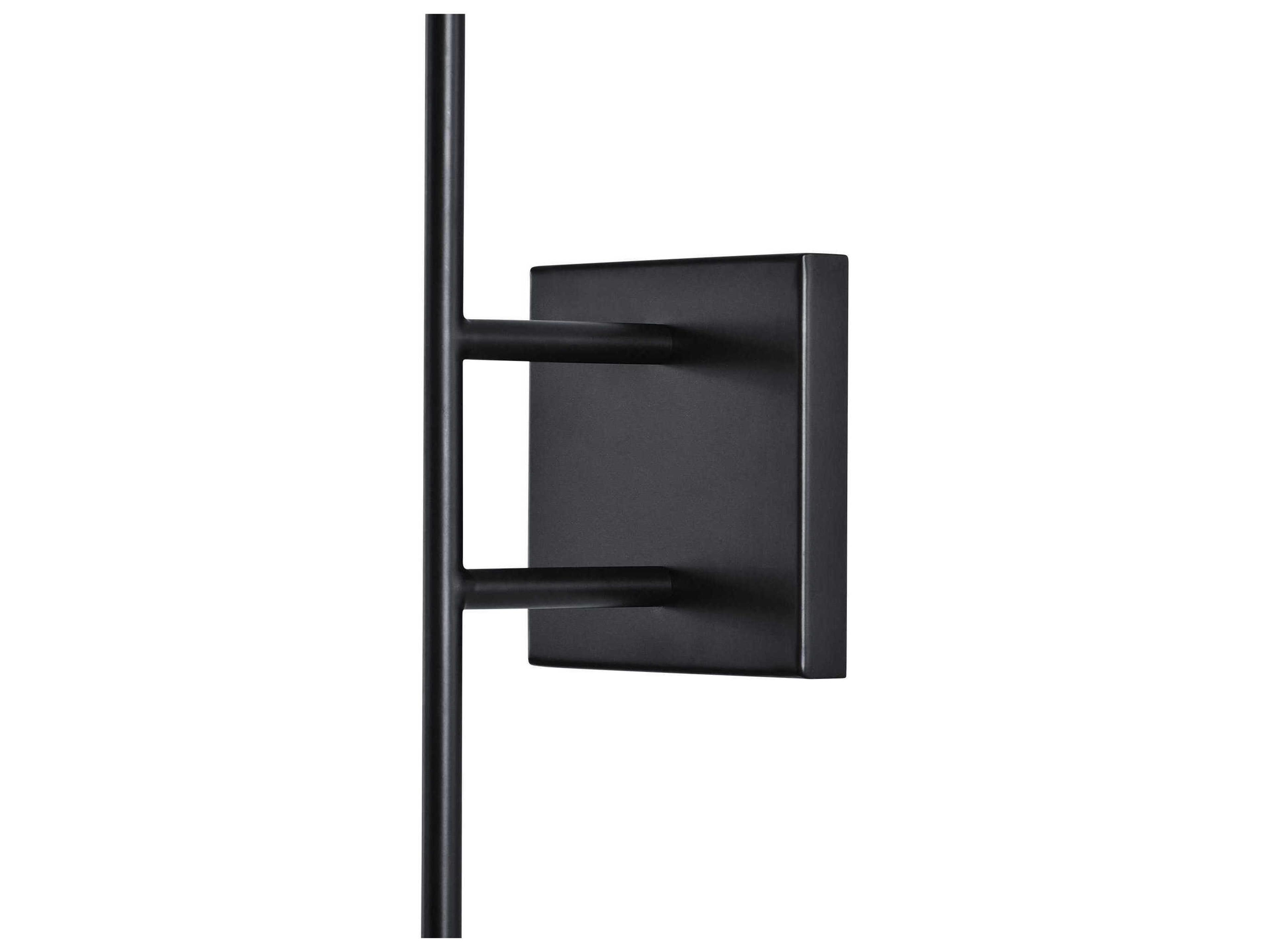Renwil Eunices 1-Light Matte Black Wall Sconce