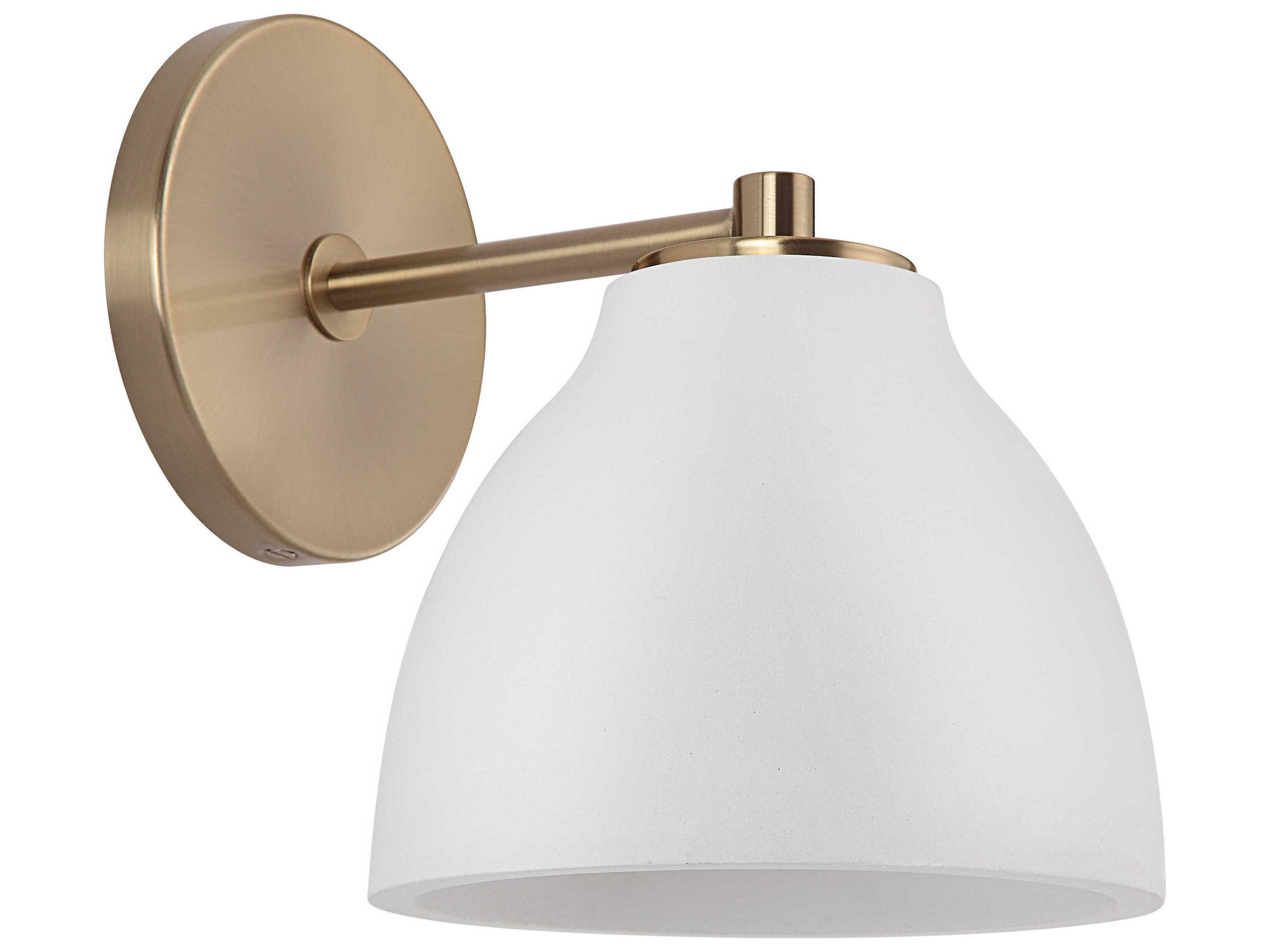 Renwil Mazia 1-Light Burnished Brass Wall Sconce