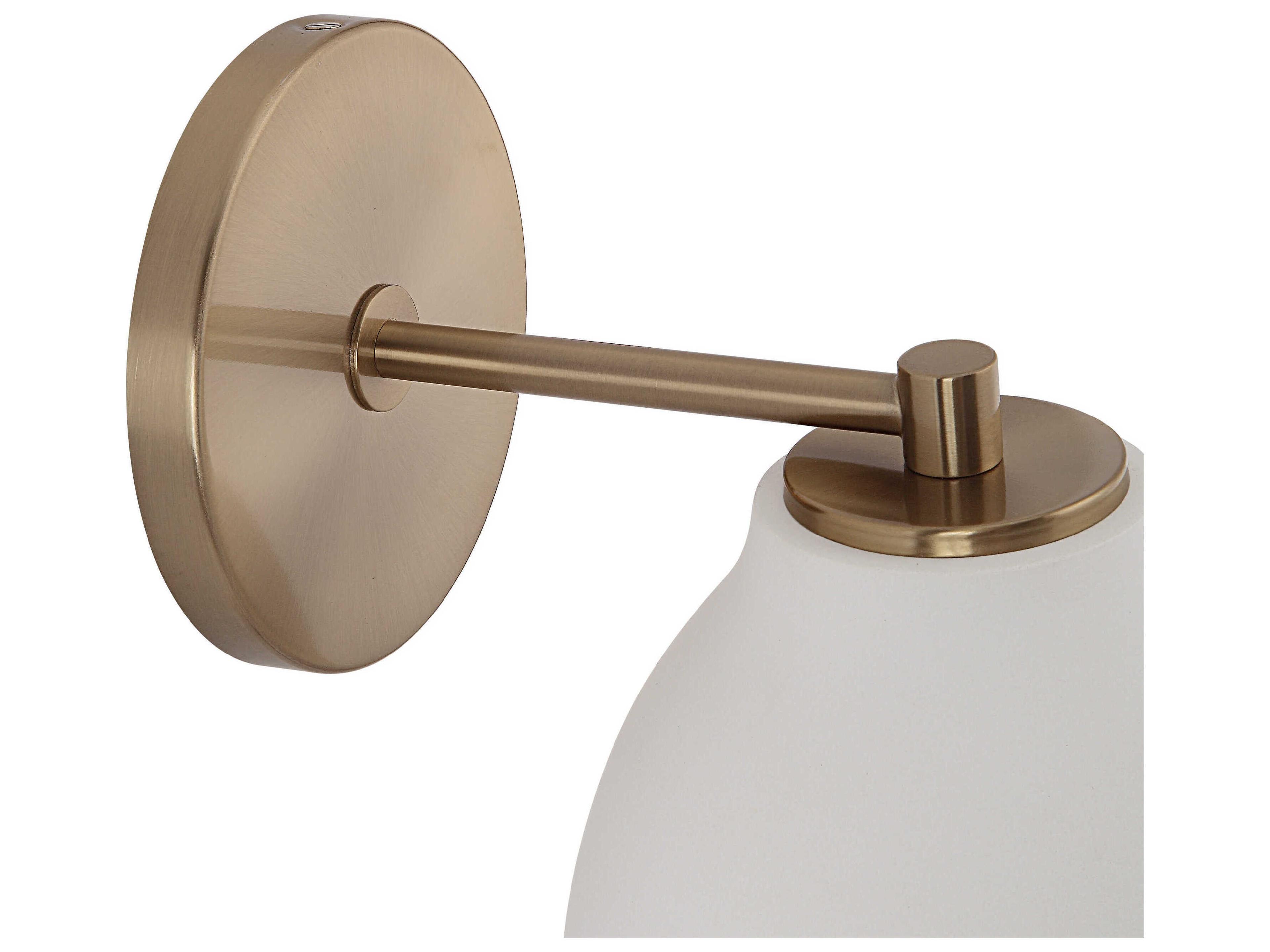 Renwil Mazia 1-Light Burnished Brass Wall Sconce
