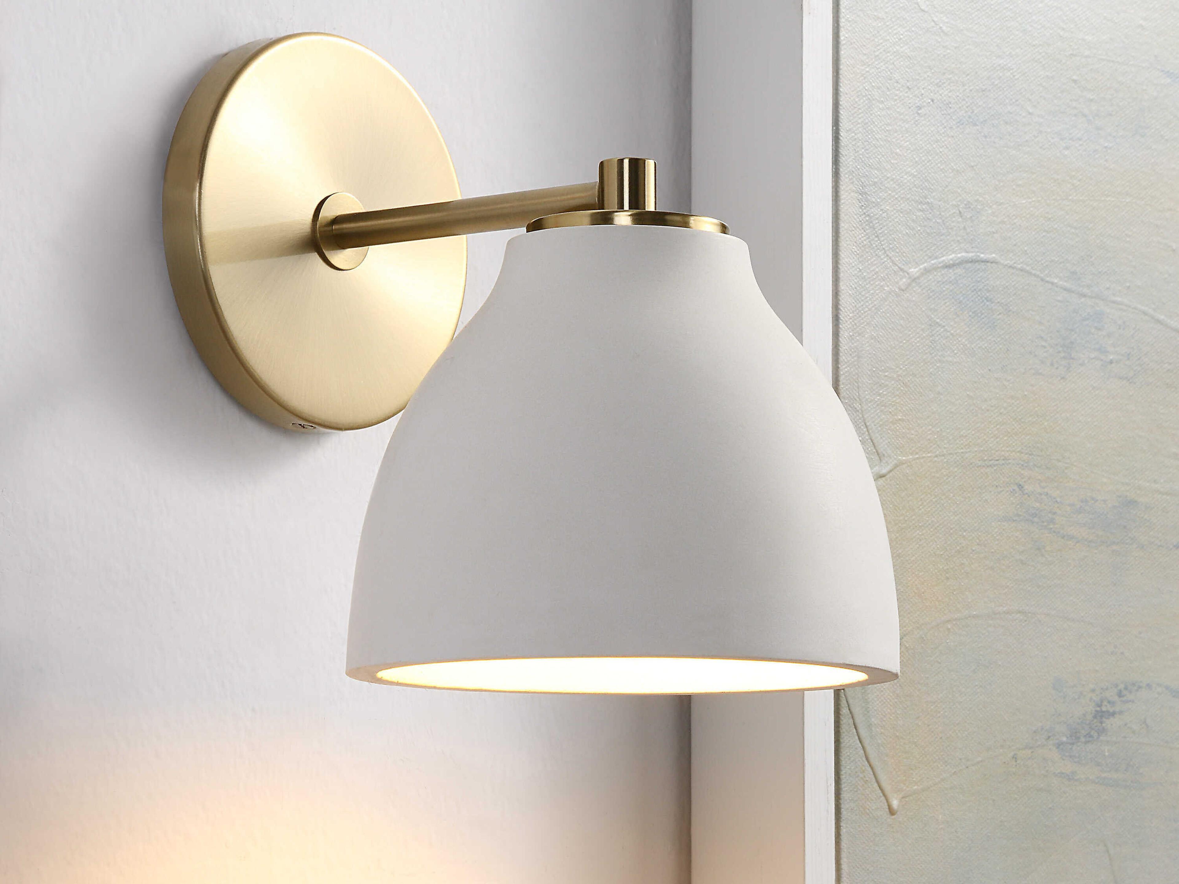 Renwil Mazia 1-Light Burnished Brass Wall Sconce