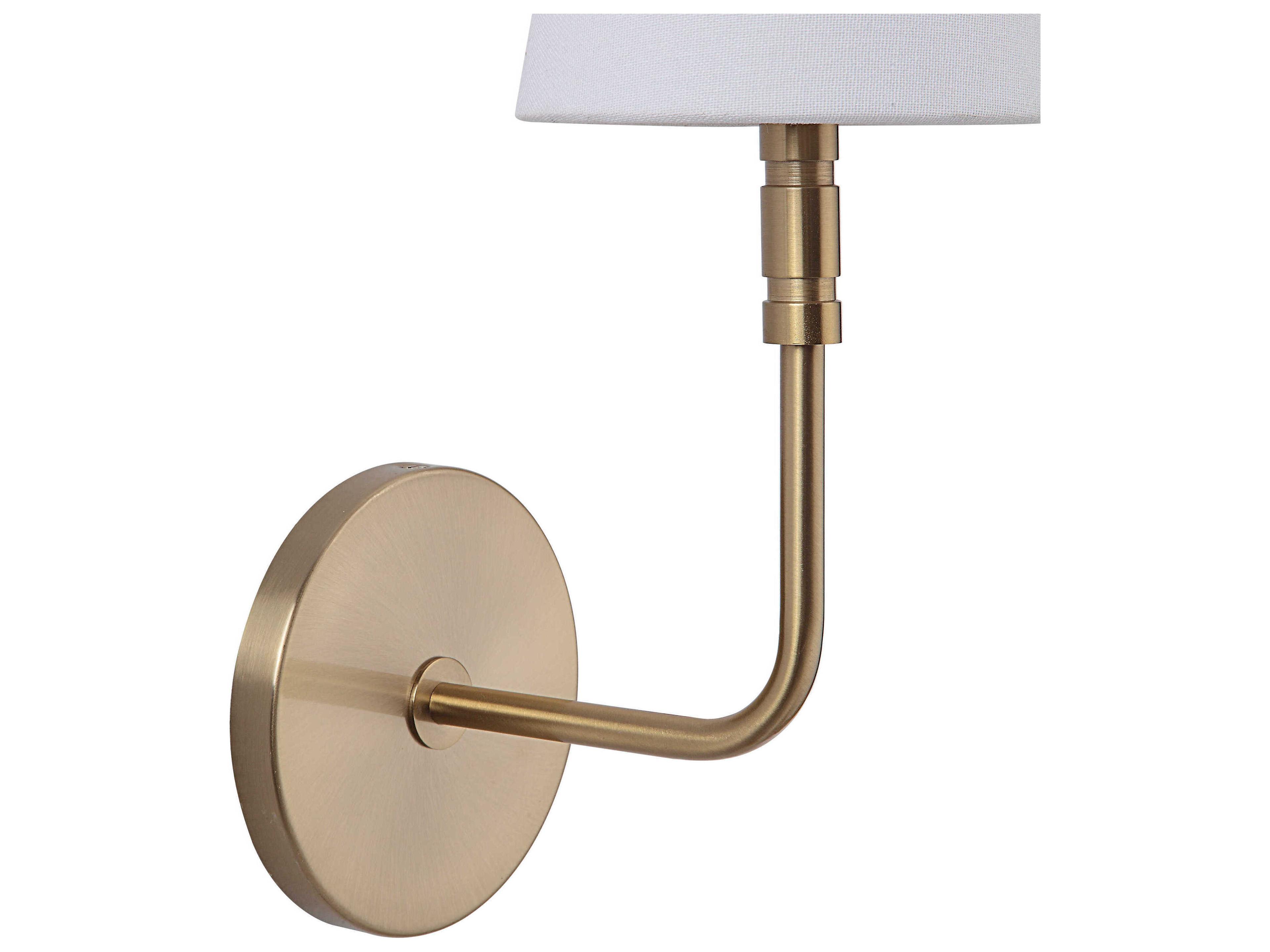 Renwil Milia 1-Light Burnished Brass Wall Sconce
