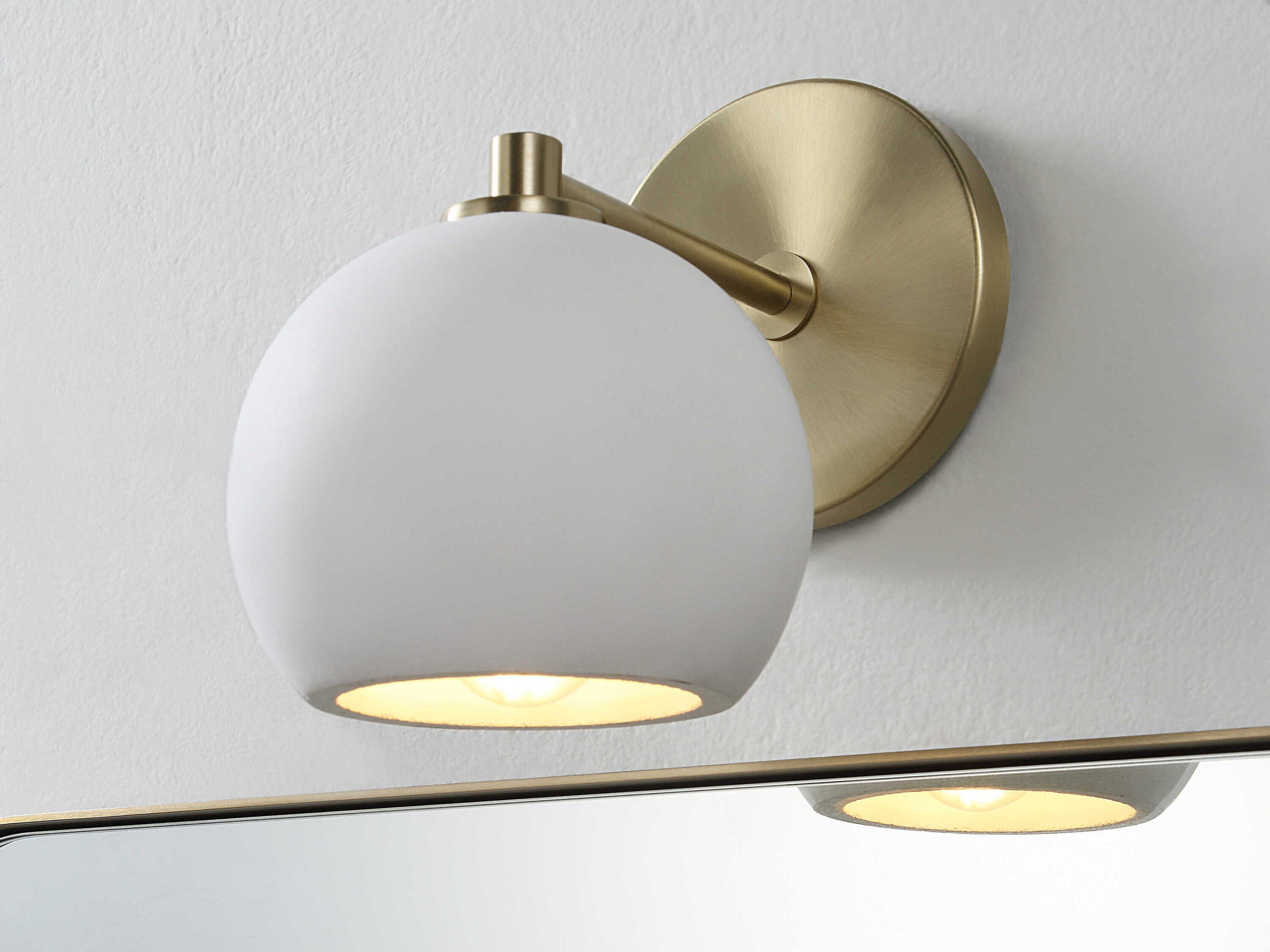 Renwil Cela 1-Light Burnished Brass Wall Sconce