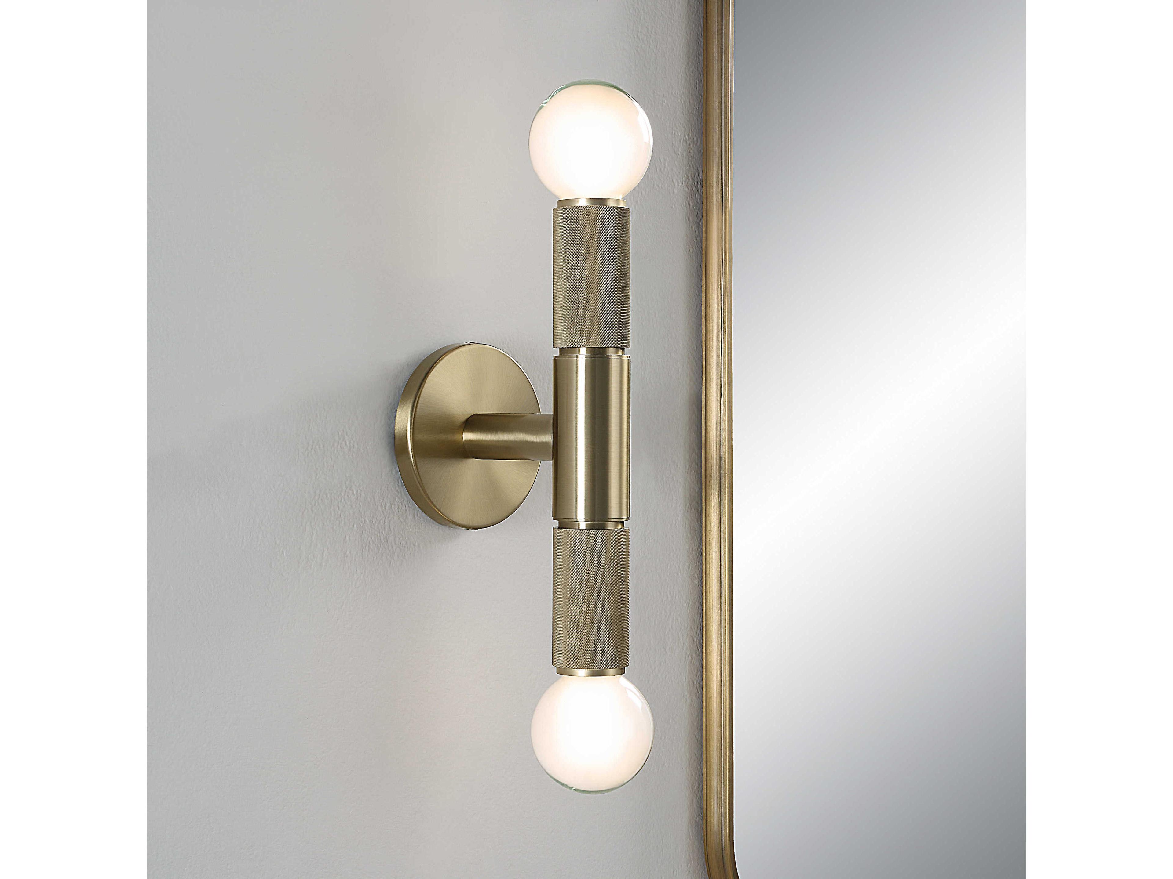 Renwil Tovi 2-Light Burnished Brass Wall Sconce