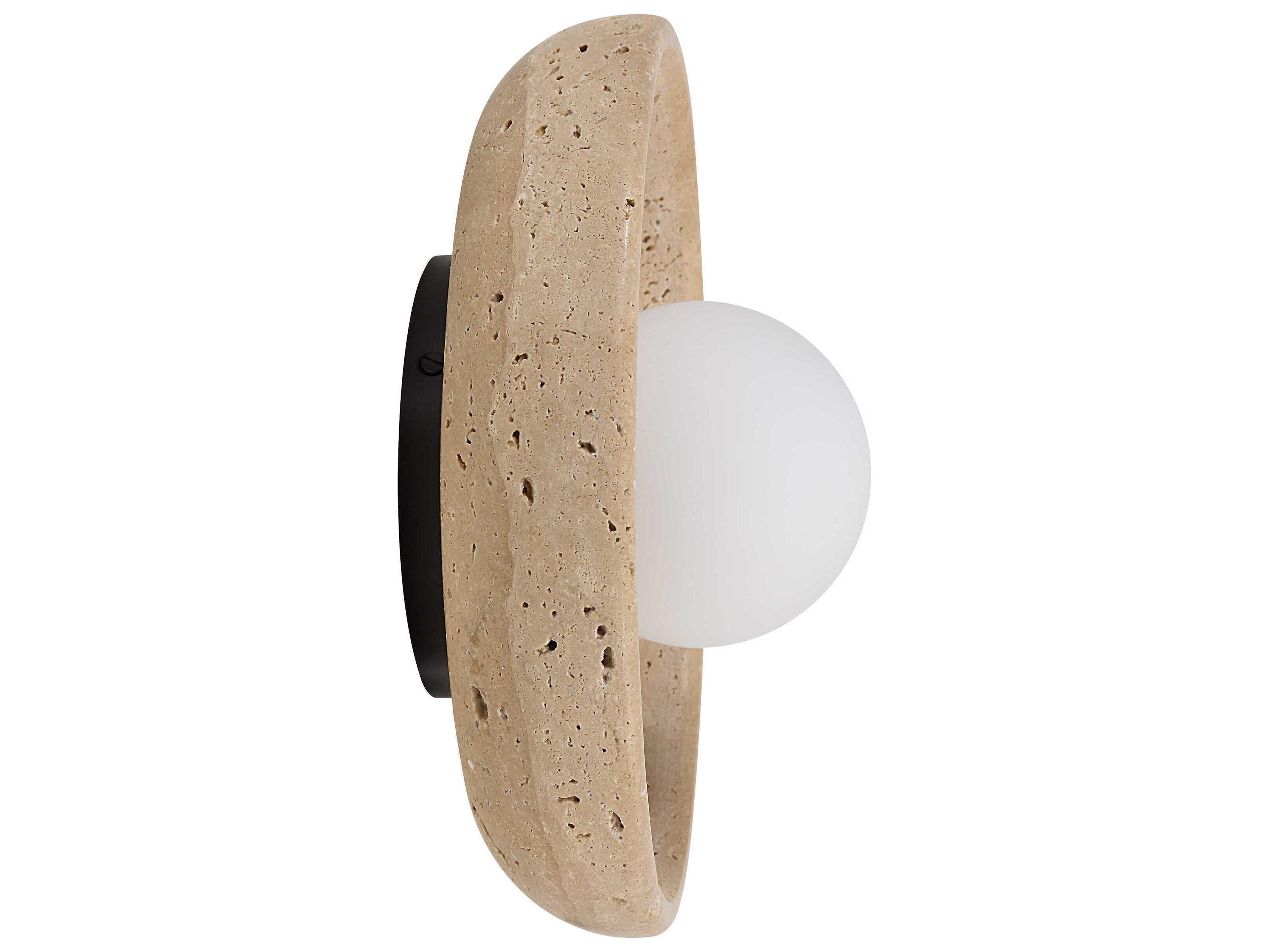 Renwil Myrtos 1-Light Natural Brown Wall Sconce