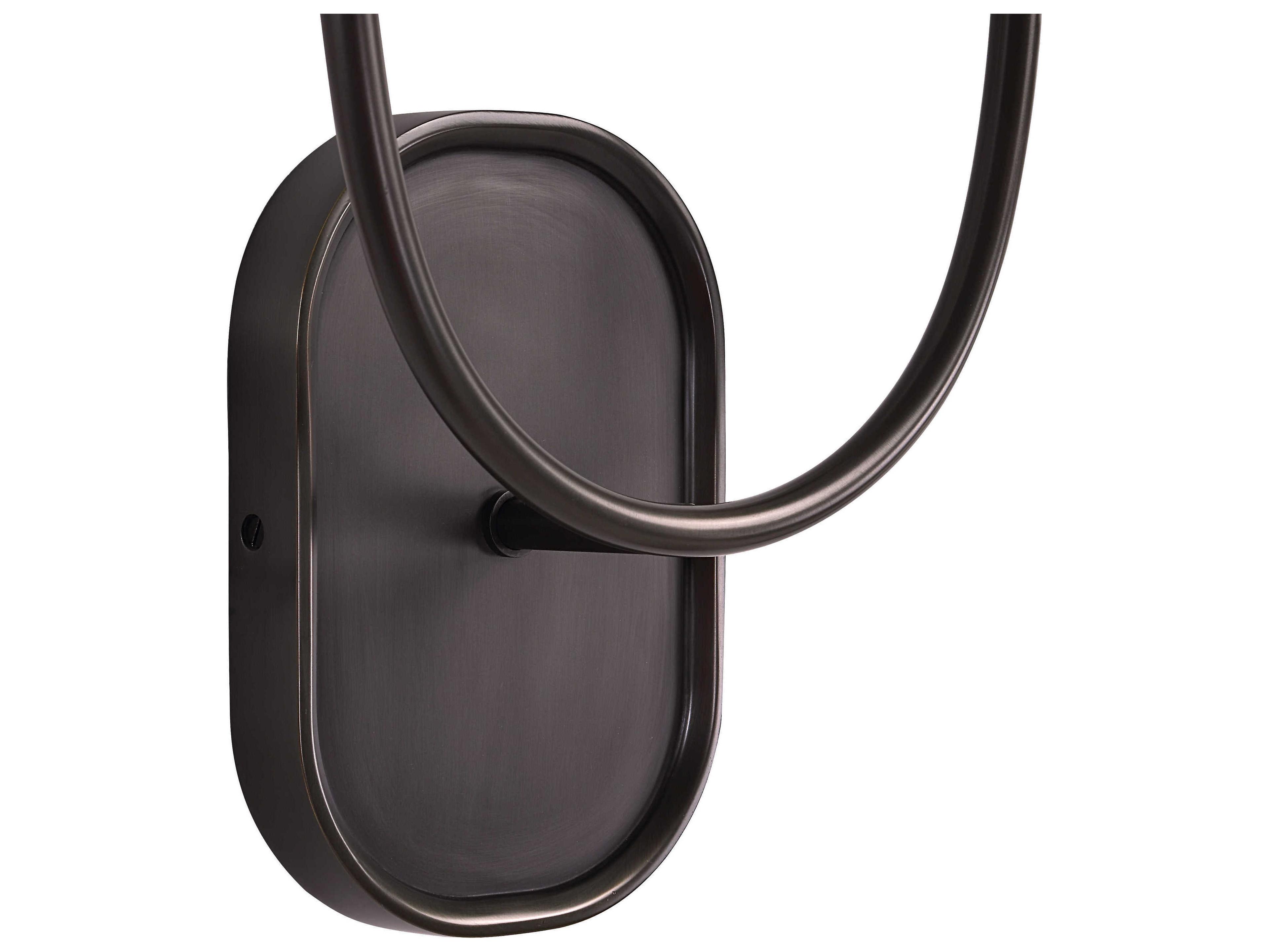 Renwil Megara 2-Light Plated Dark Antique Bronze Wall Sconce