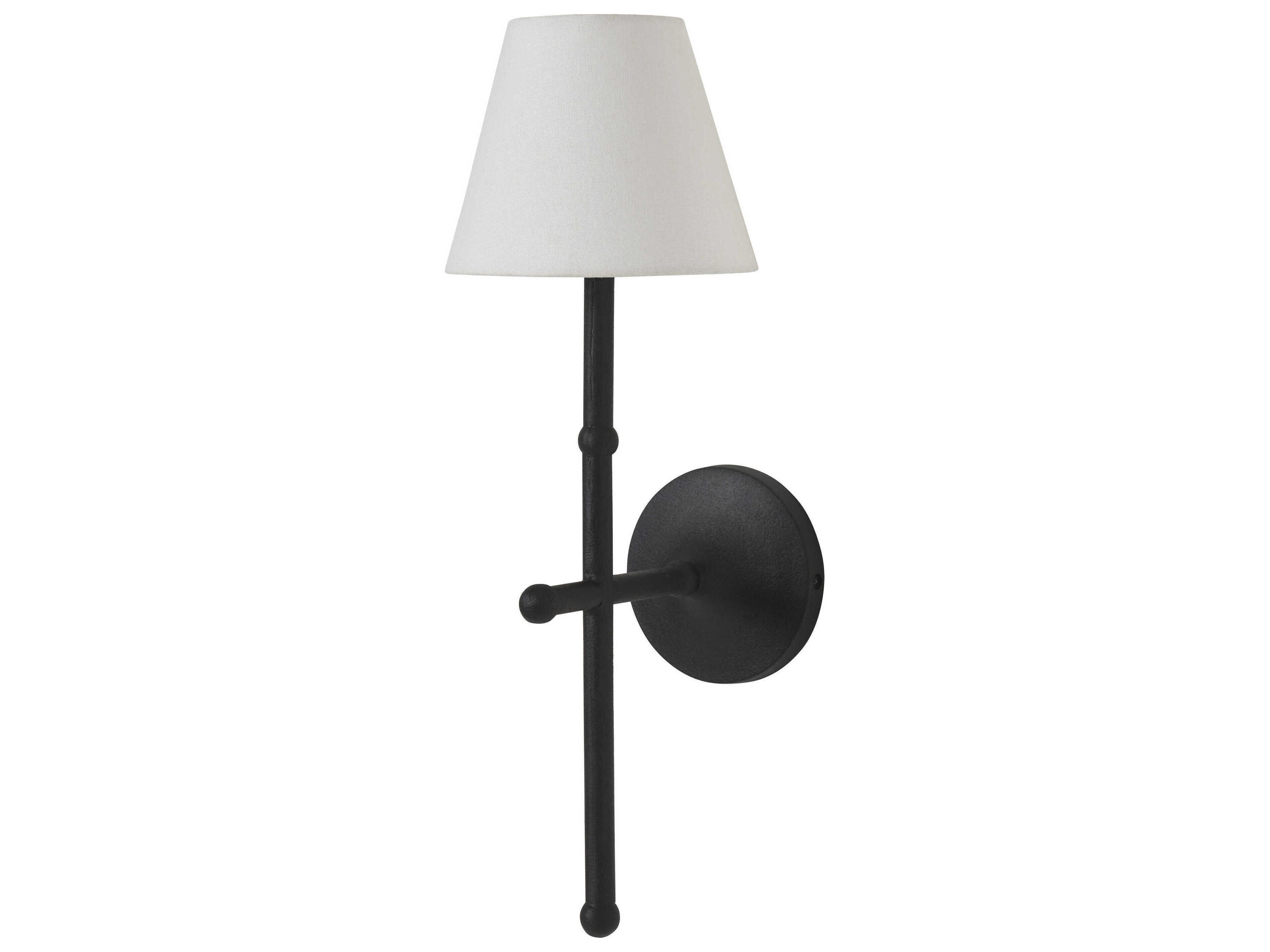 Kurosu 1-Light Matte Black Wall Sconce
