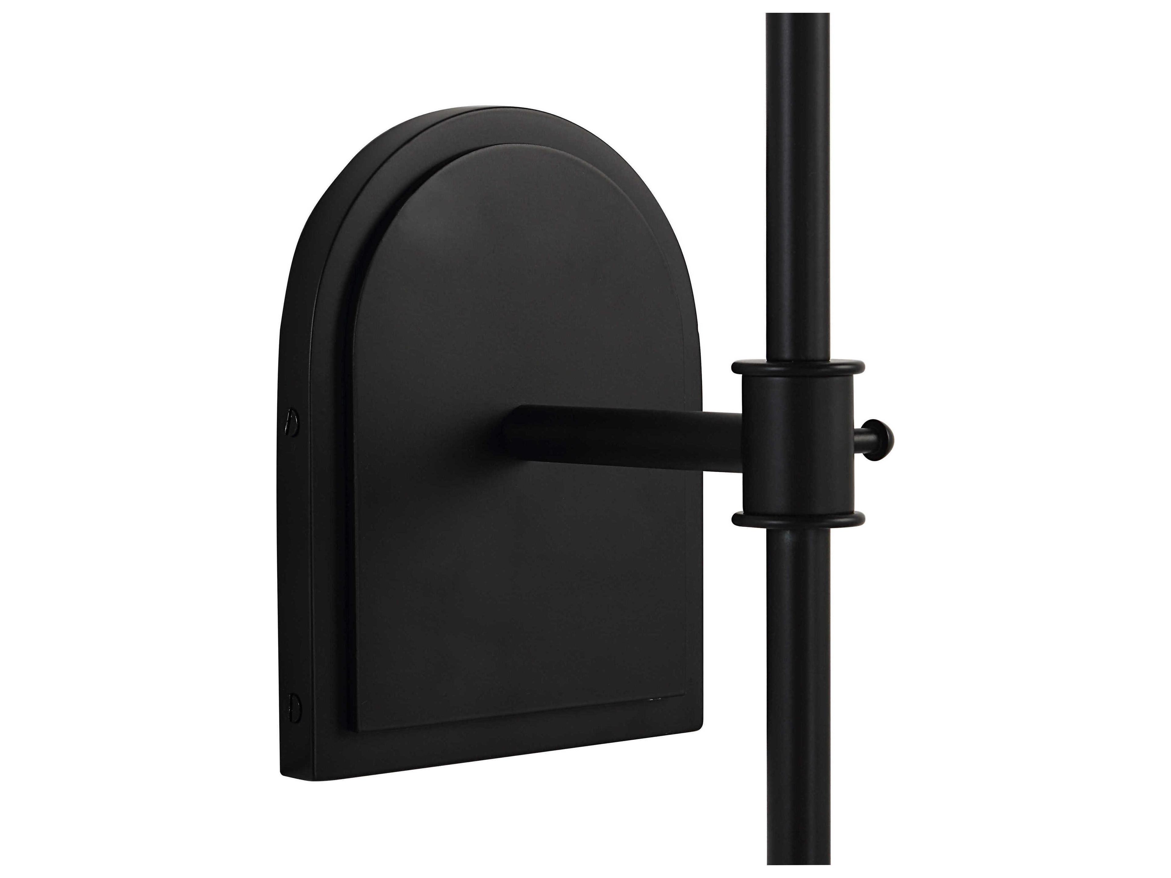 Renwil Mililani 1-Light Powder Coated Matte Black Wall Sconce