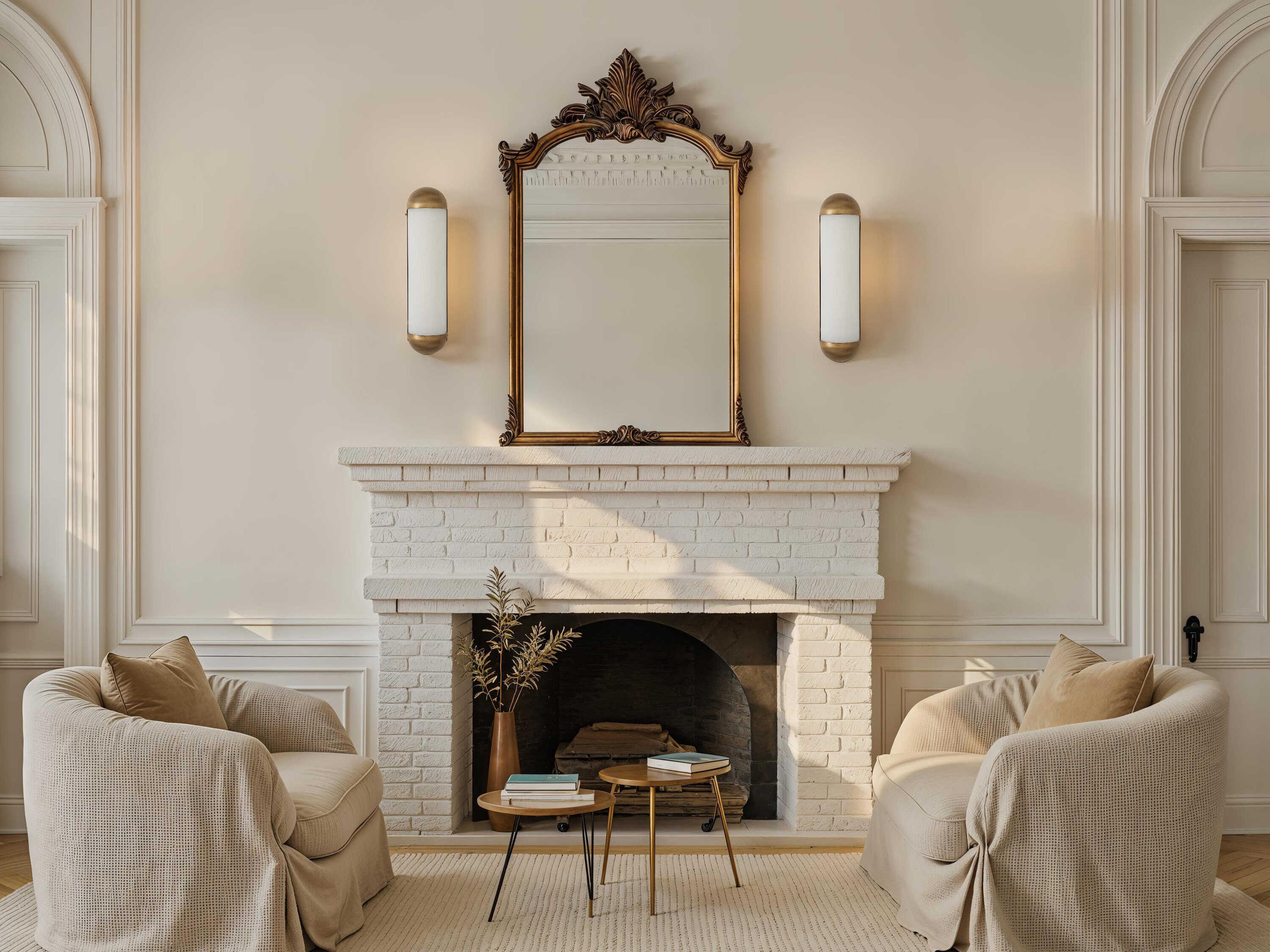 Renwil Amici 2-Light Antique Brass Wall Sconce