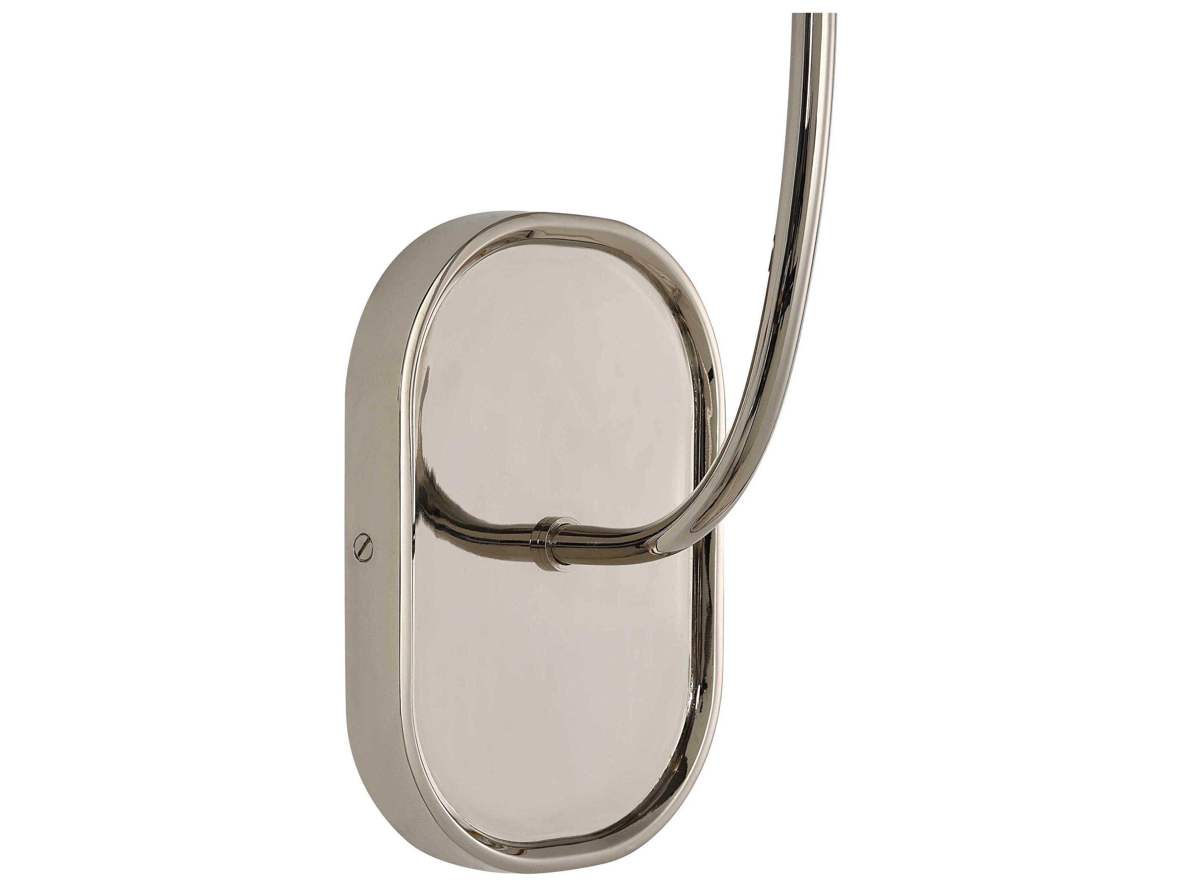 Renwil Annona 1-Light Plated Polished Nickel Wall Sconce