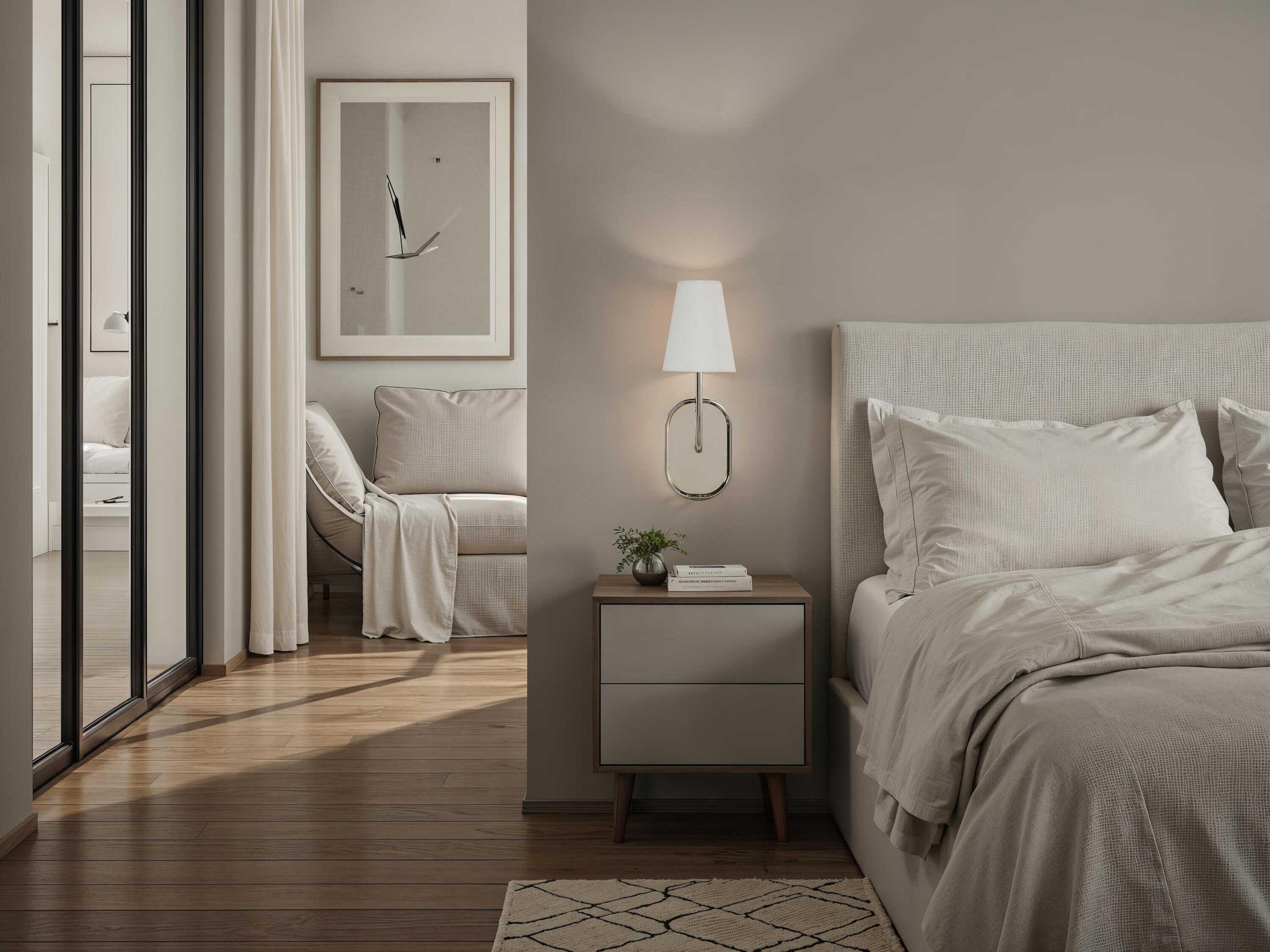 Renwil Annona 1-Light Plated Polished Nickel Wall Sconce