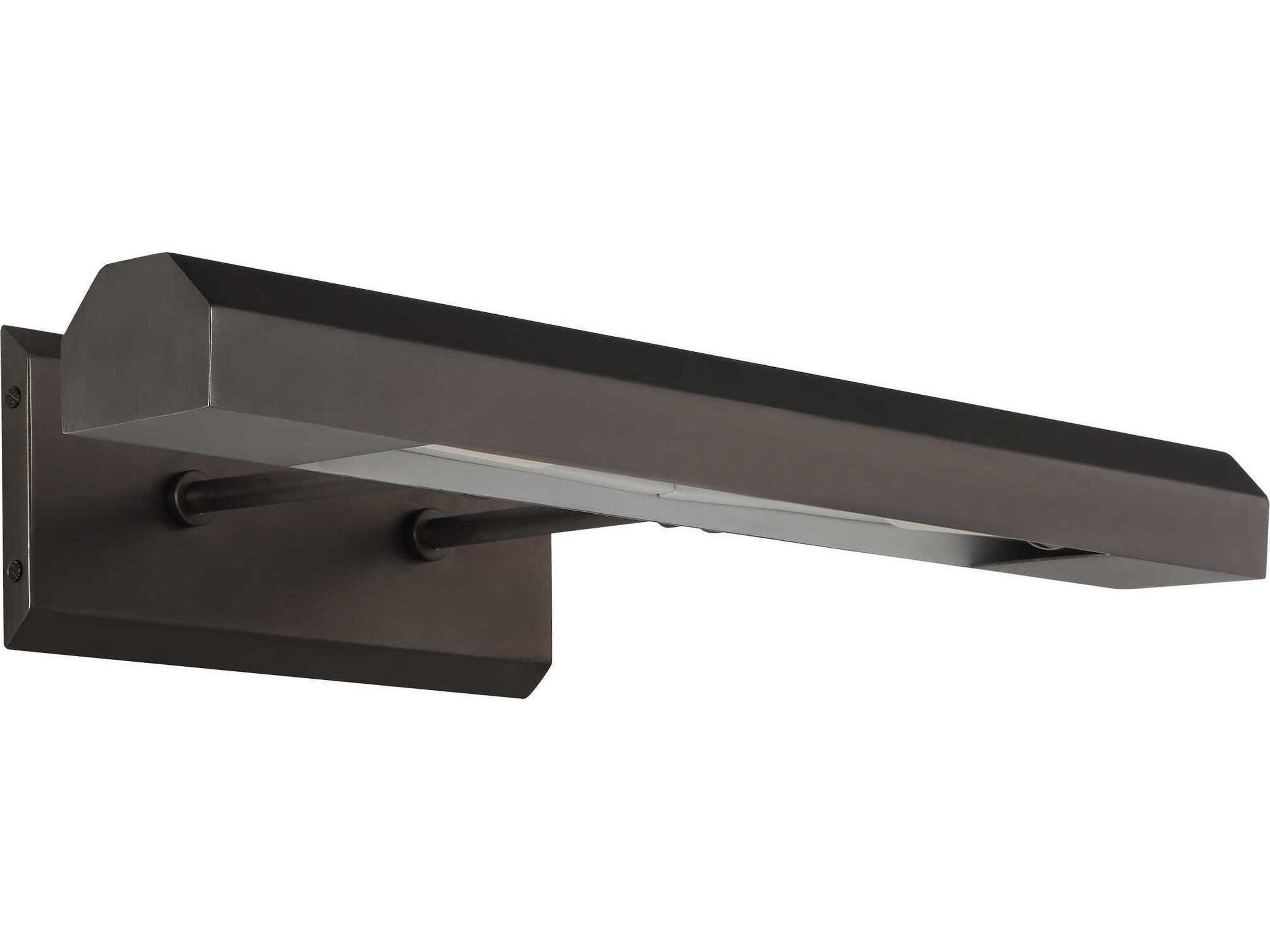 Nea 2-Light Plated Dark Bronze Picture Light