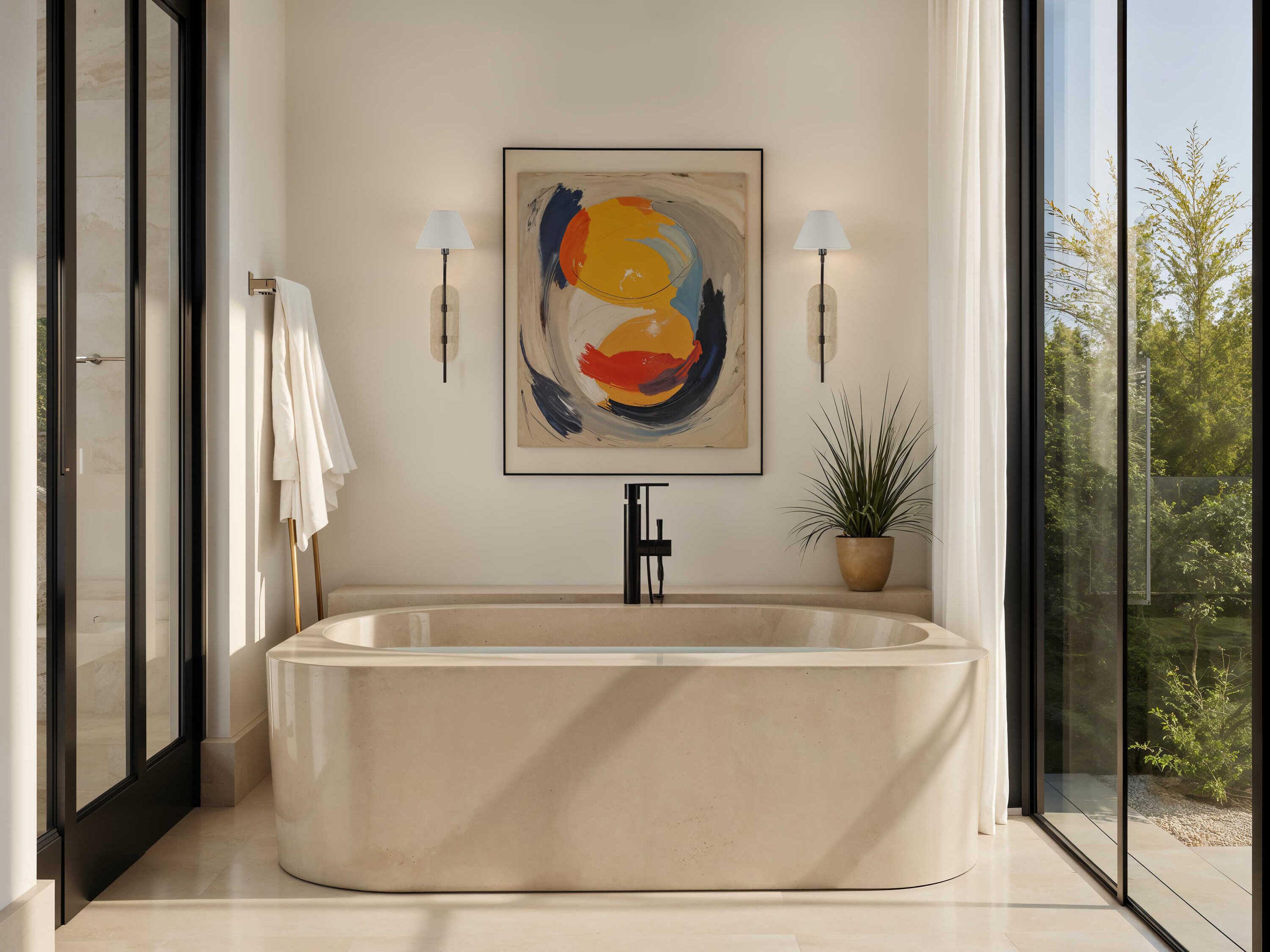 Renwil Acca 1-Light Powder Coated Dark Antique Bronze Wall Sconce