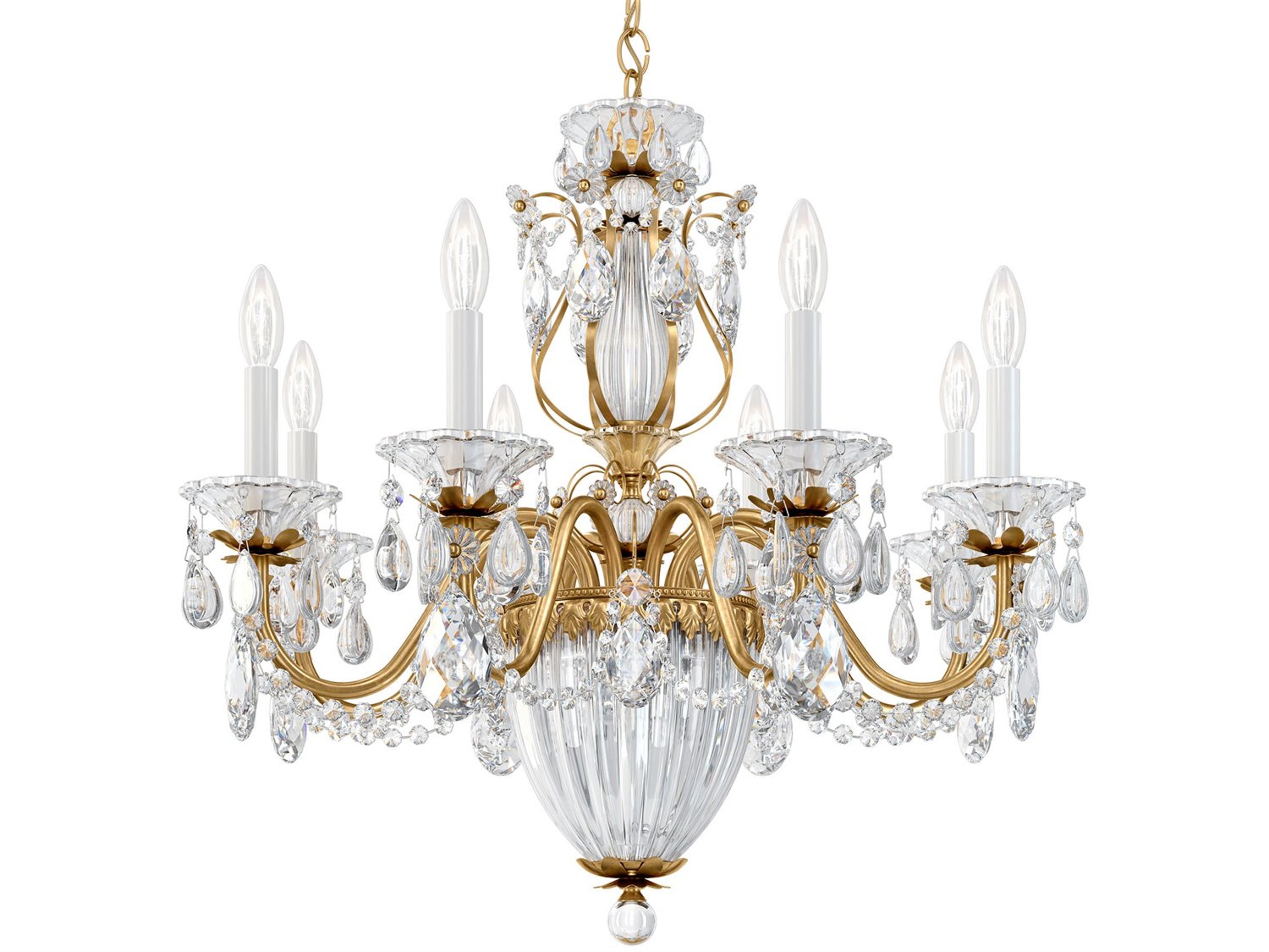Bagatelle 11-Light Silver Crystal Candelabra Chandelier