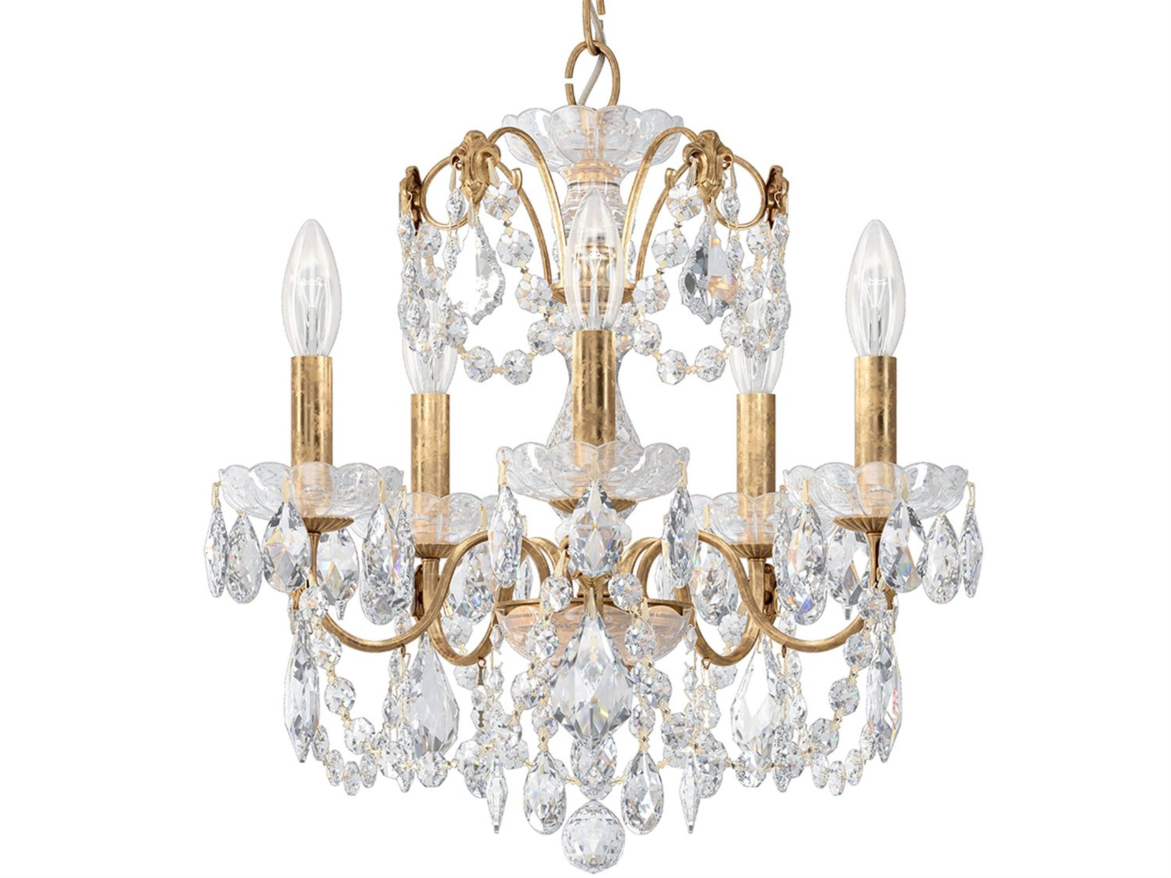 Schonbek Century 5-Light Candelabra Chandelier