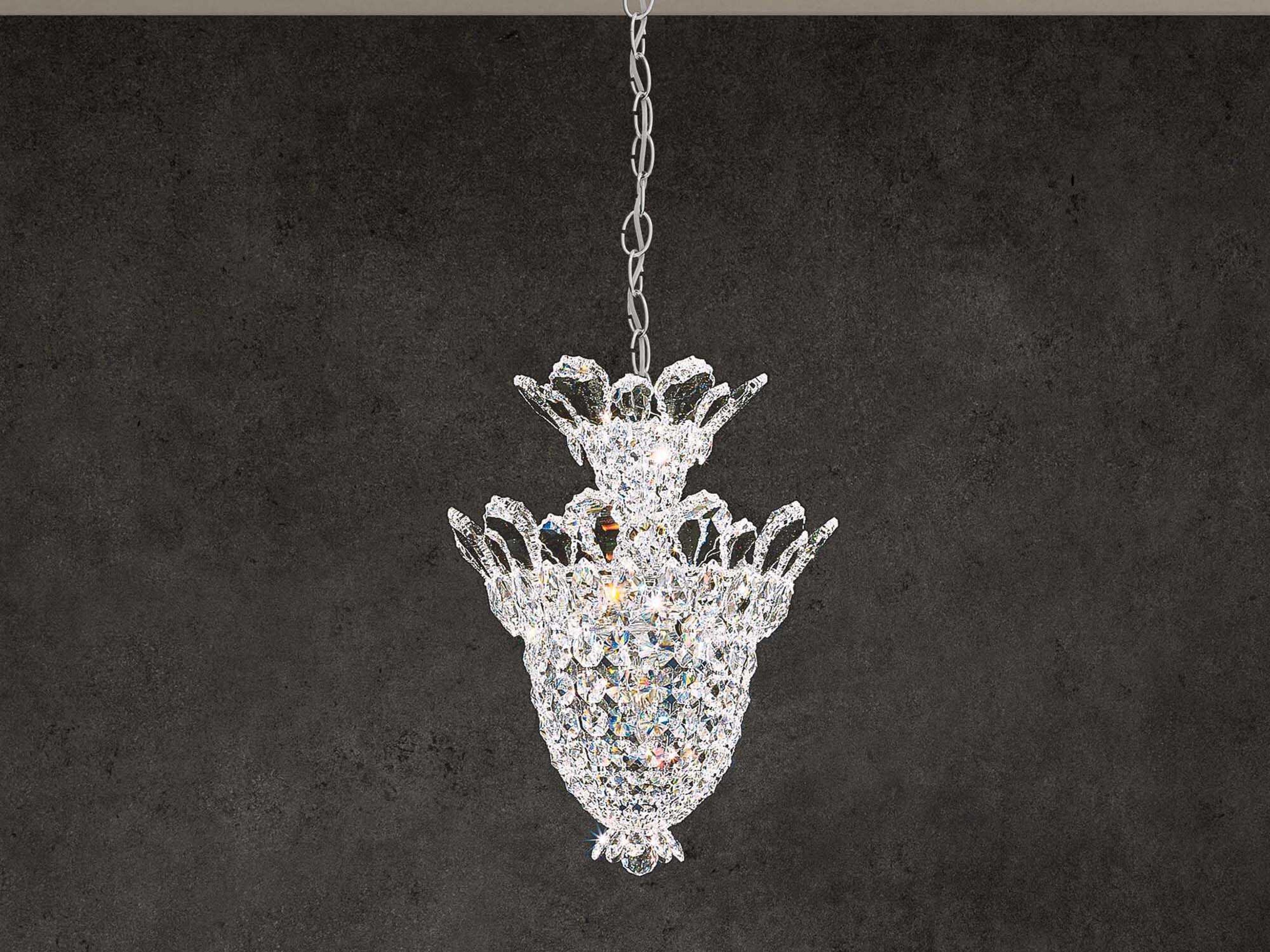 Schonbek Trilliane 5-Light Silver Crystal Pendant