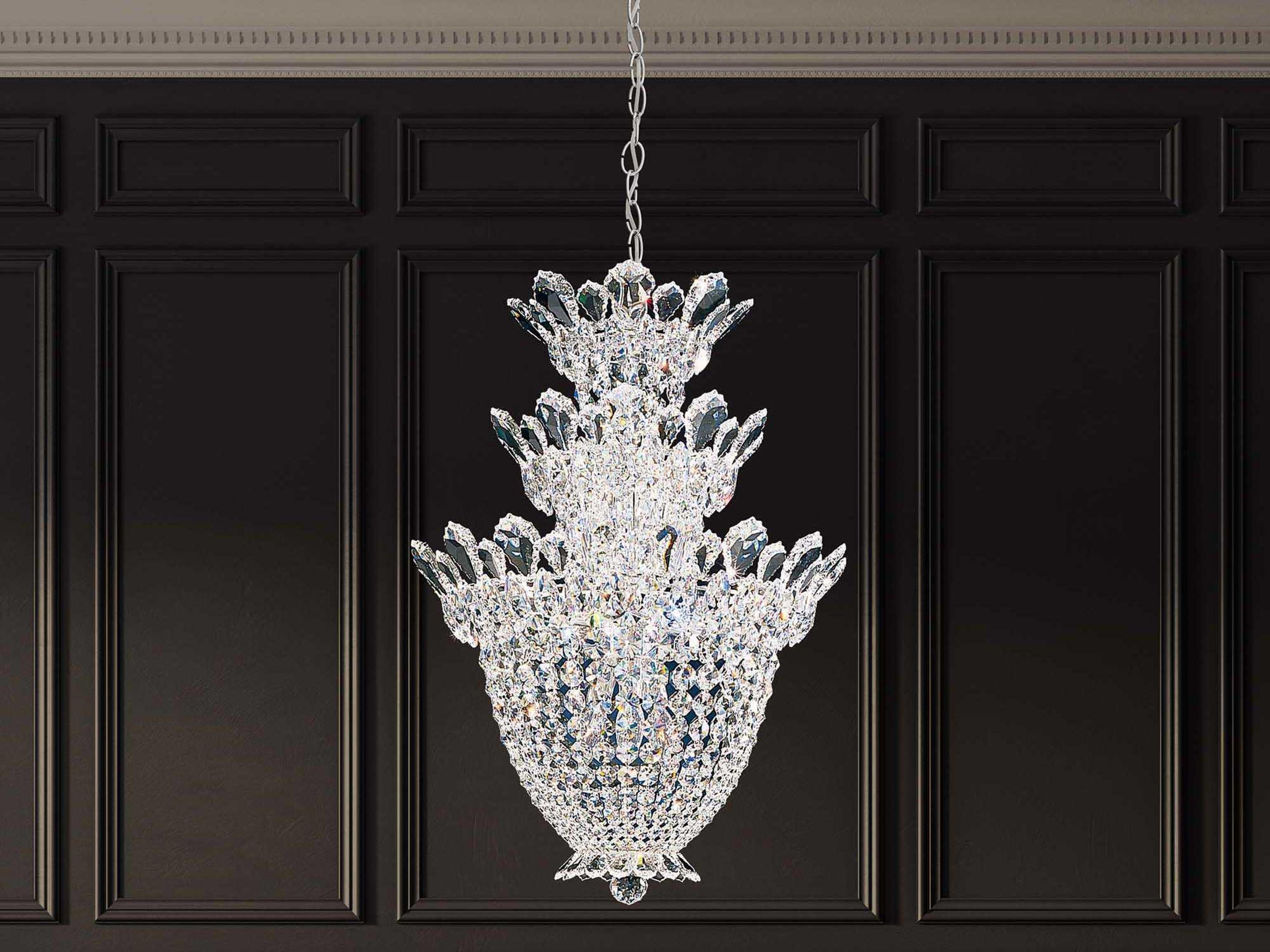 Schonbek Trilliane 15-Light Silver Crystal Pendant