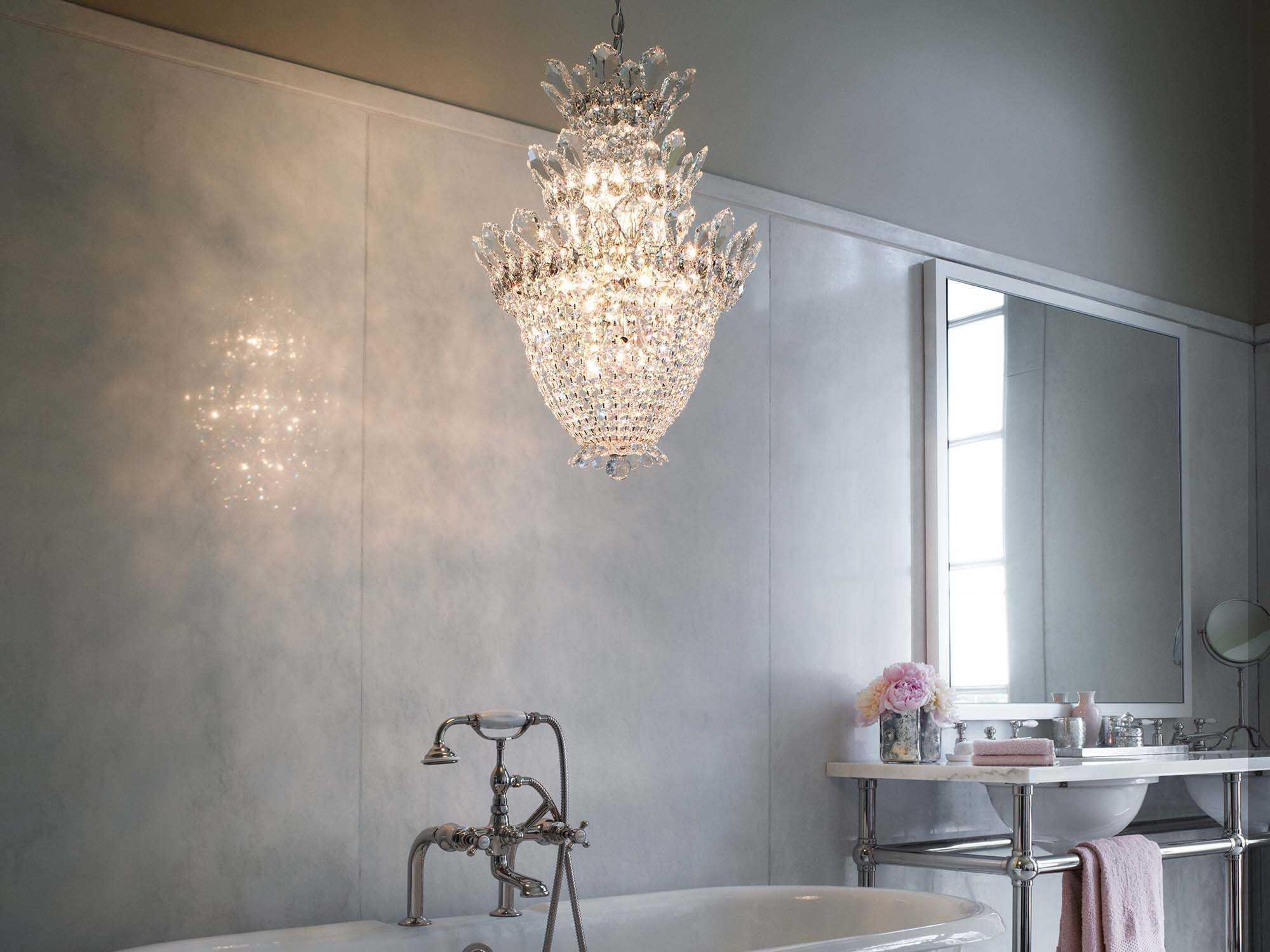 Schonbek Trilliane 15-Light Silver Crystal Pendant