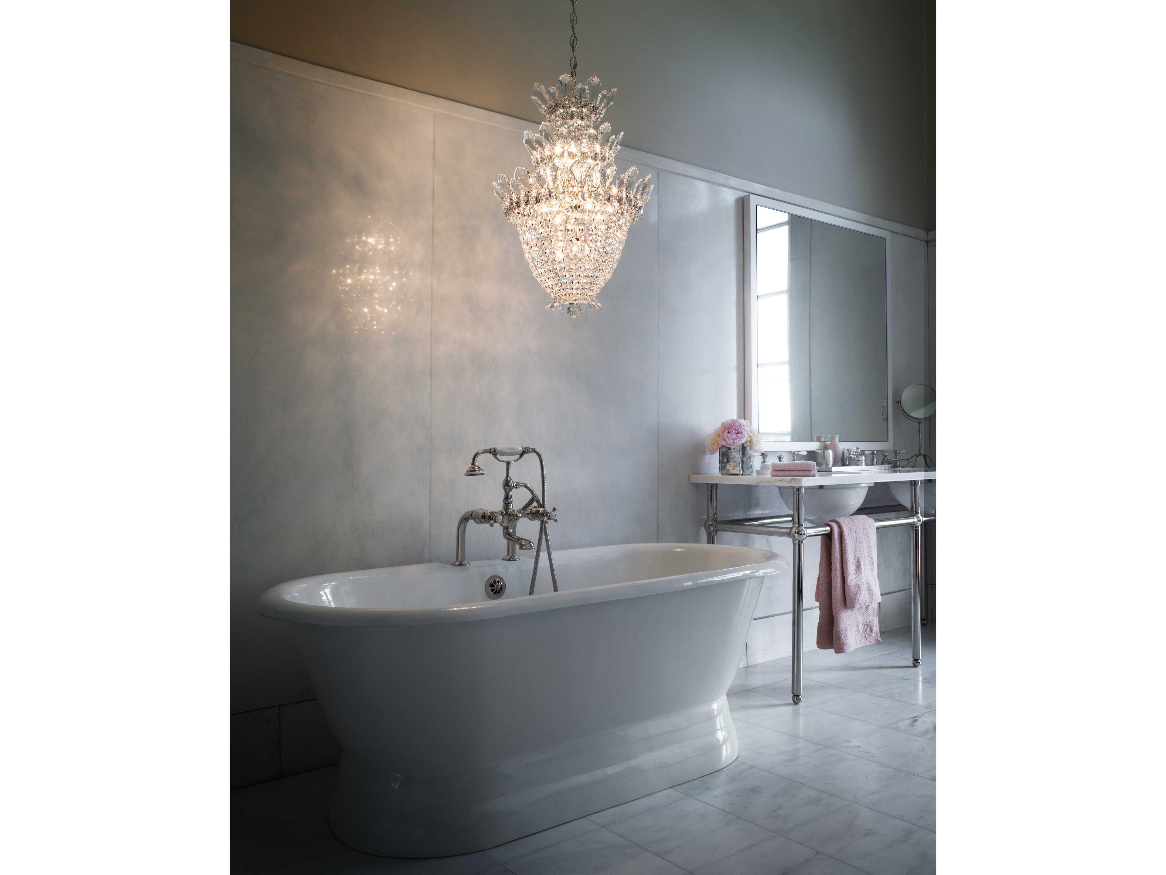 Schonbek Trilliane 15-Light Silver Crystal Pendant