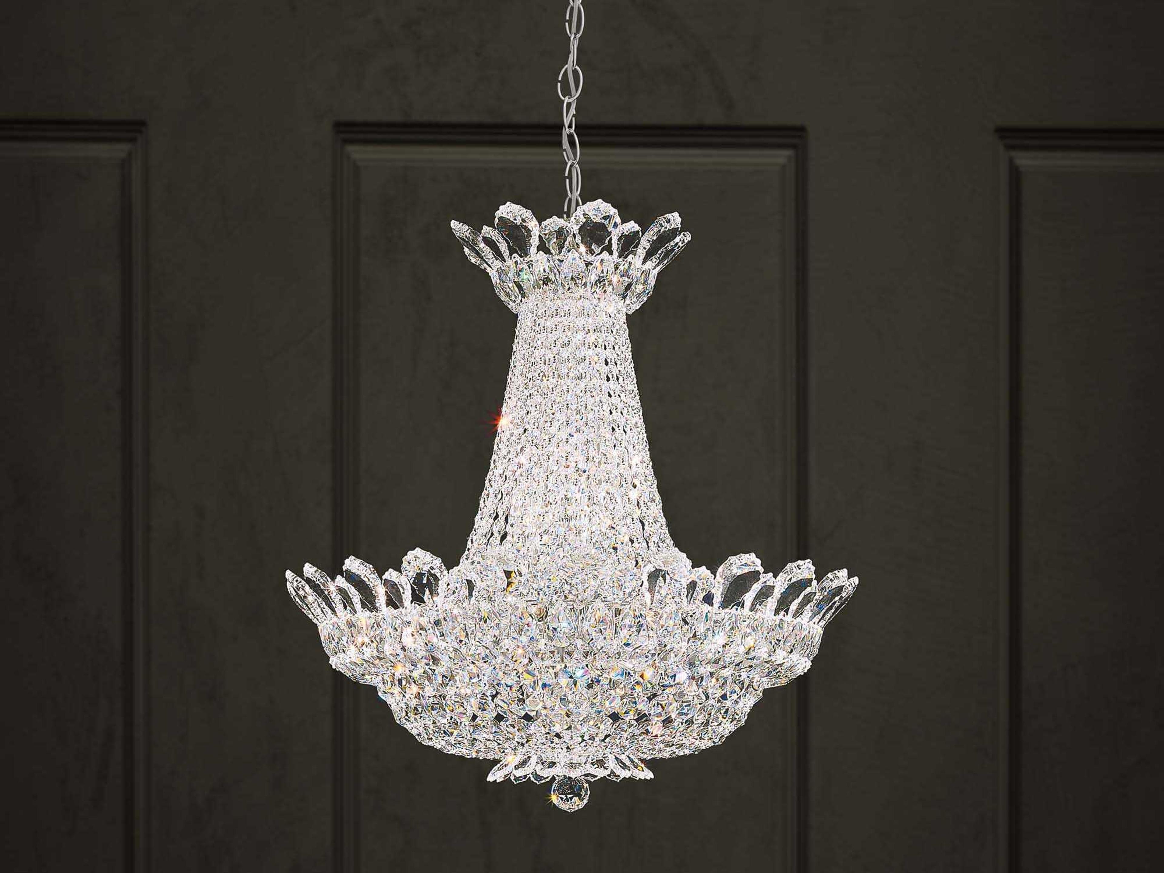 Schonbek Trilliane 24-Light Silver Crystal Chandelier