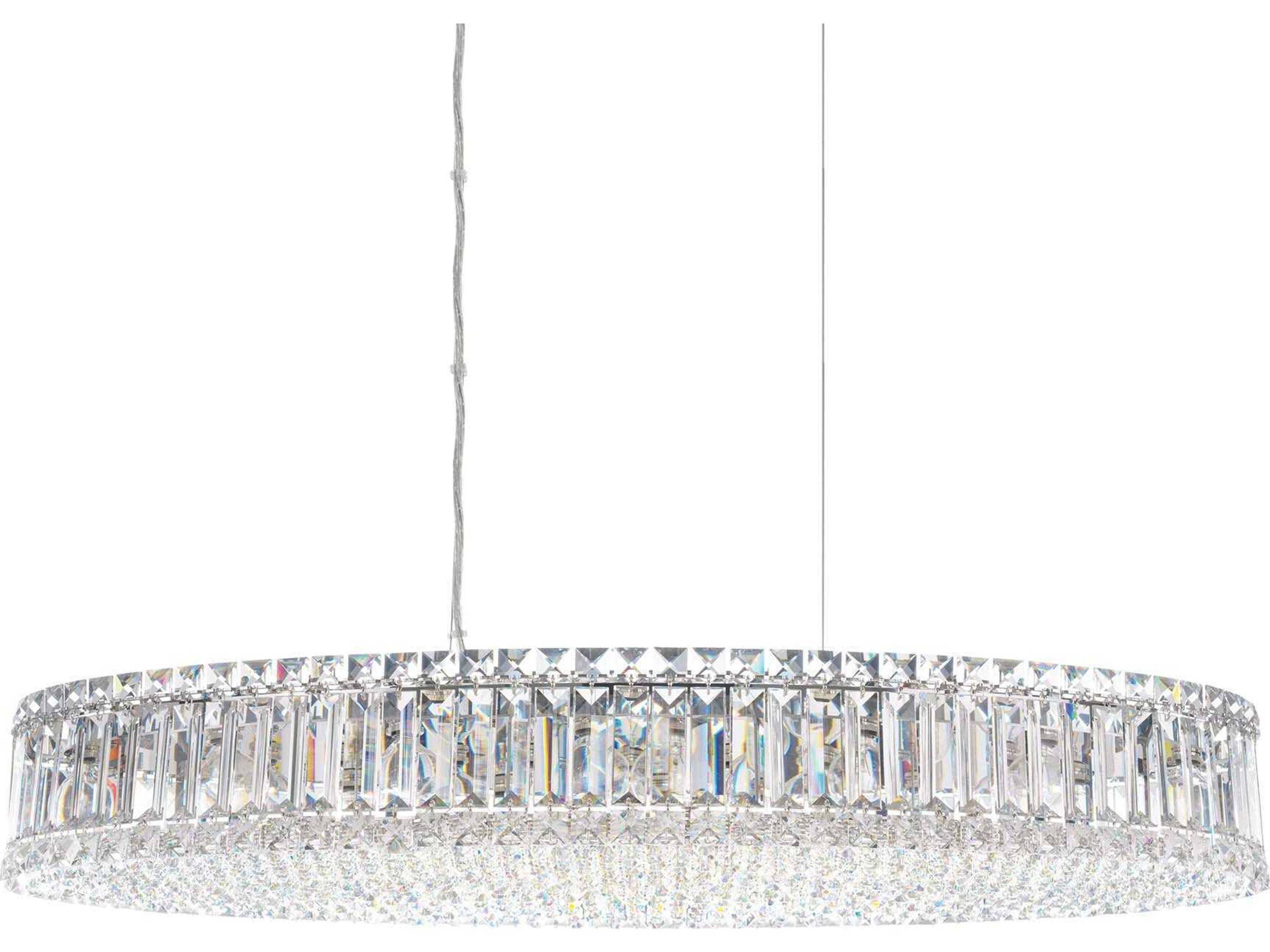 Plaza 16-Light6-Light Stainless Steel Crystal Island Pendant