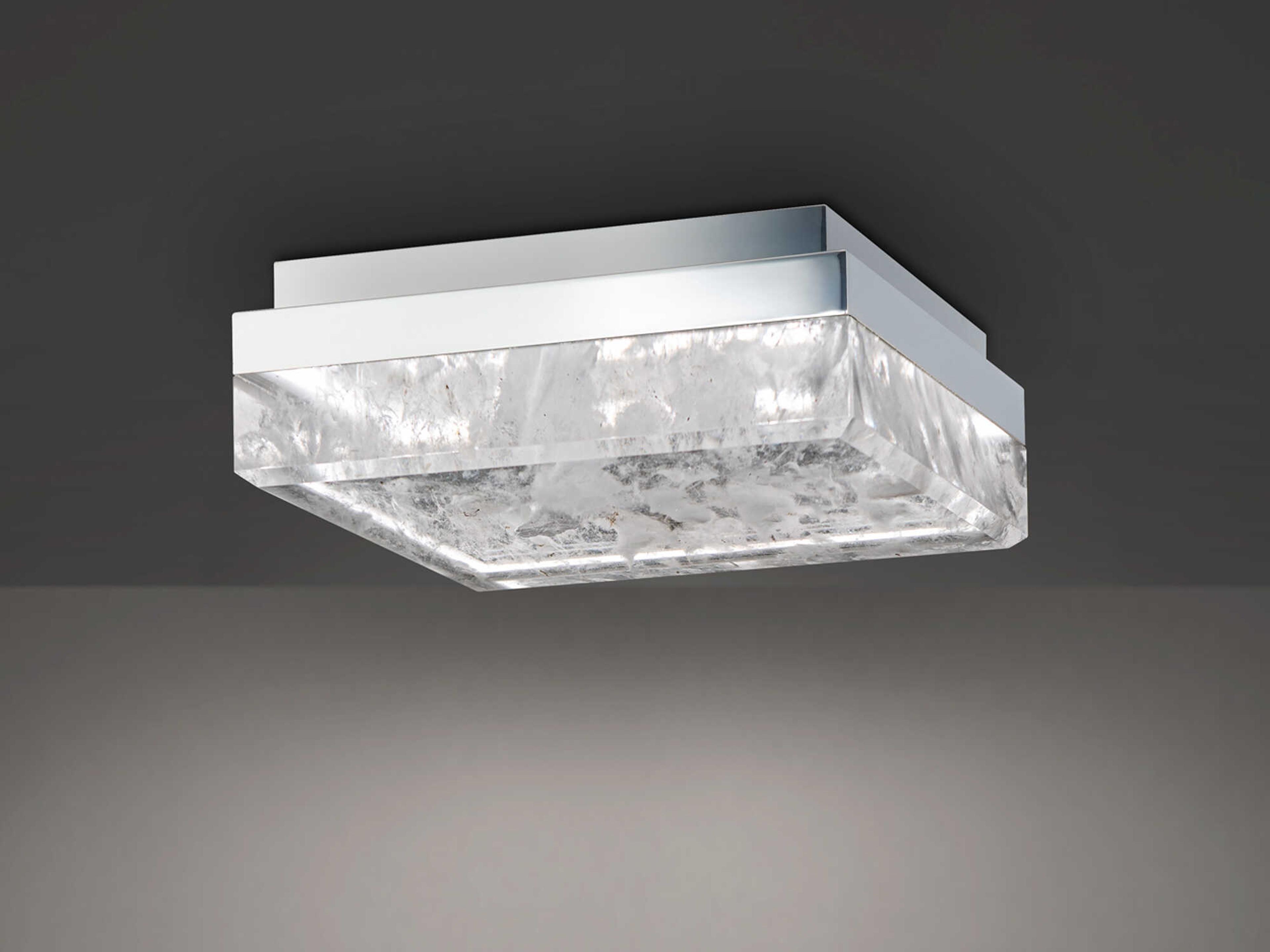 Schonbek Whisper 1-Light Polished Chrome Flush Mount