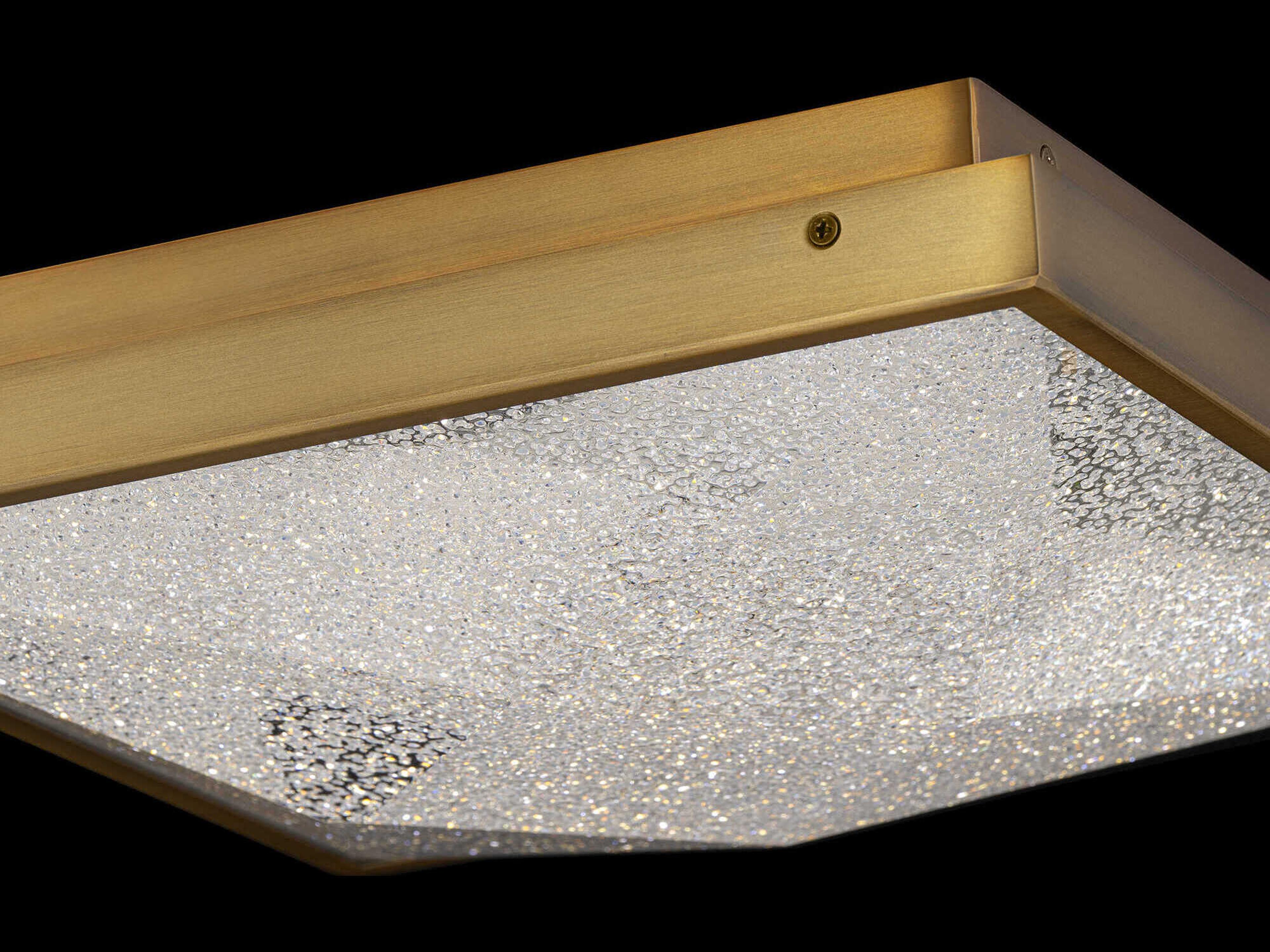 Schonbek Wisteria Aged Brass Flush Mount