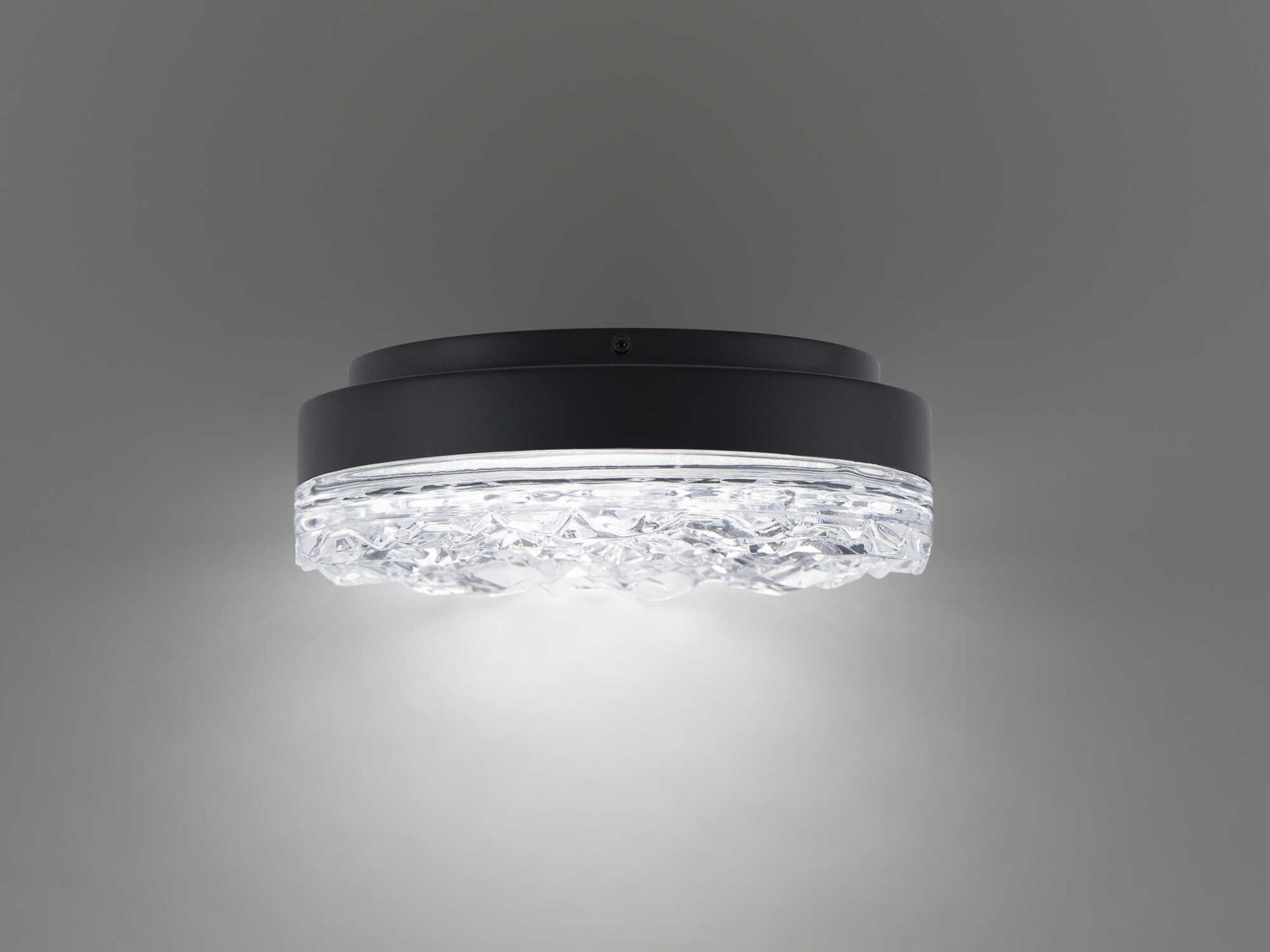 Schonbek Bramble 1-Light Black Round Flush Mount