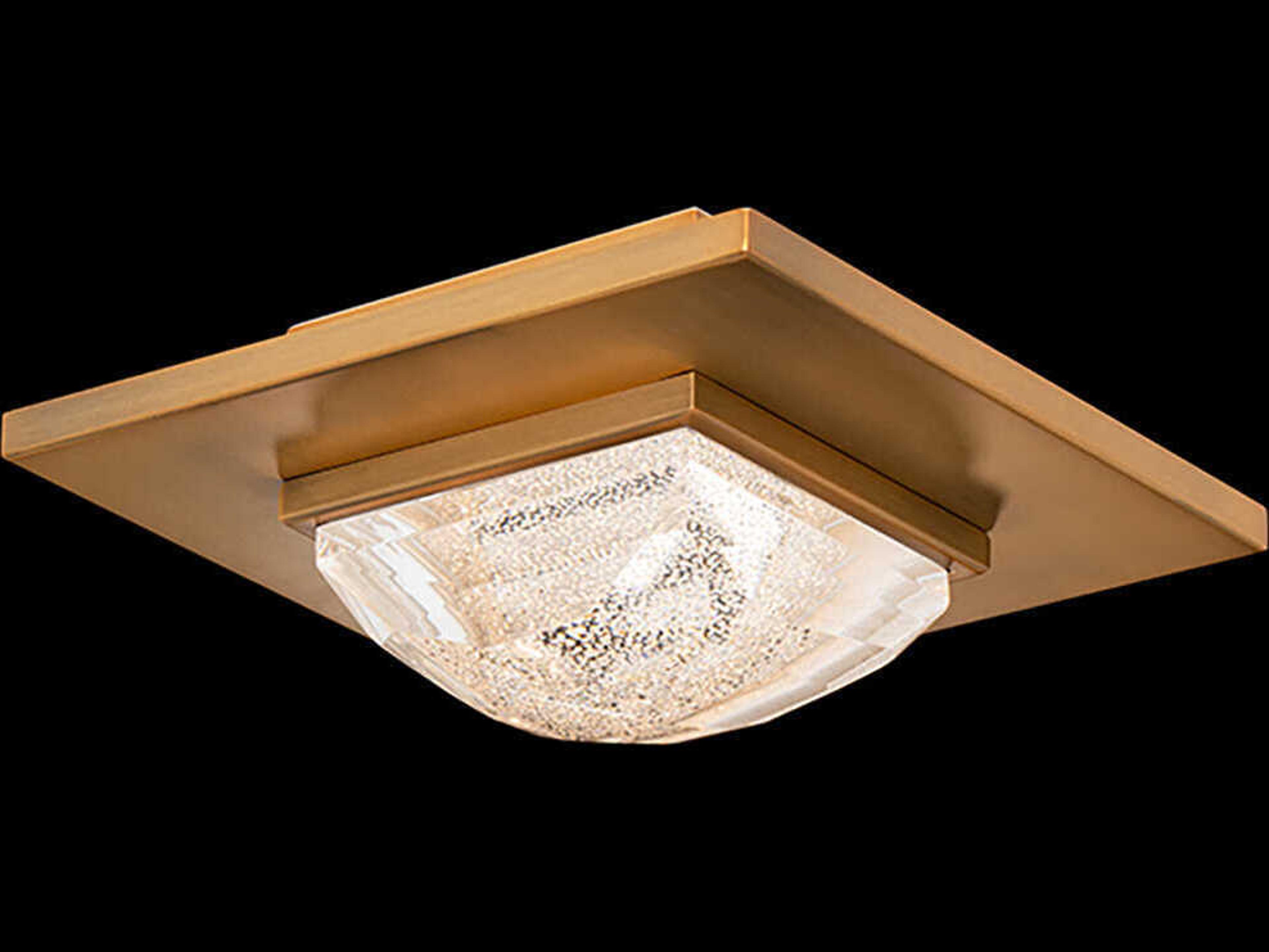 Schonbek Promenade 1-Light Aged Brass Bowl Flush Mount