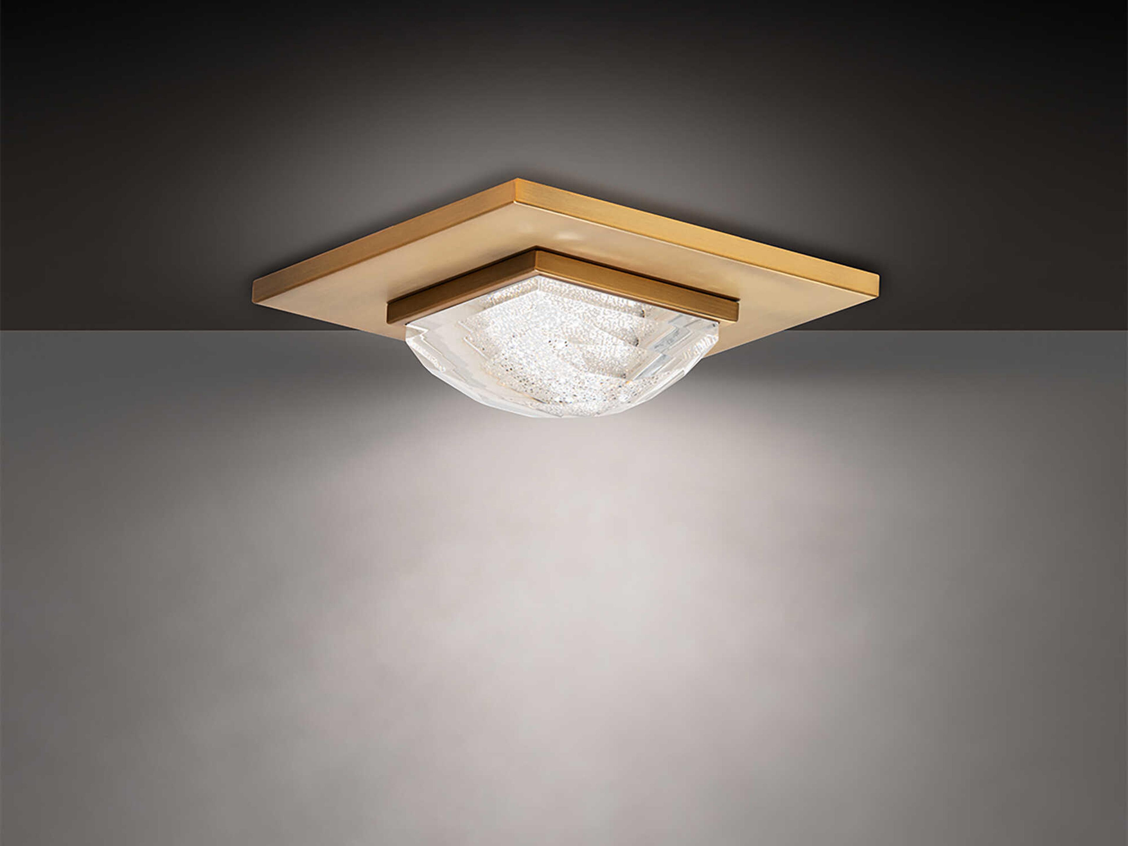 Schonbek Promenade 1-Light Aged Brass Bowl Flush Mount