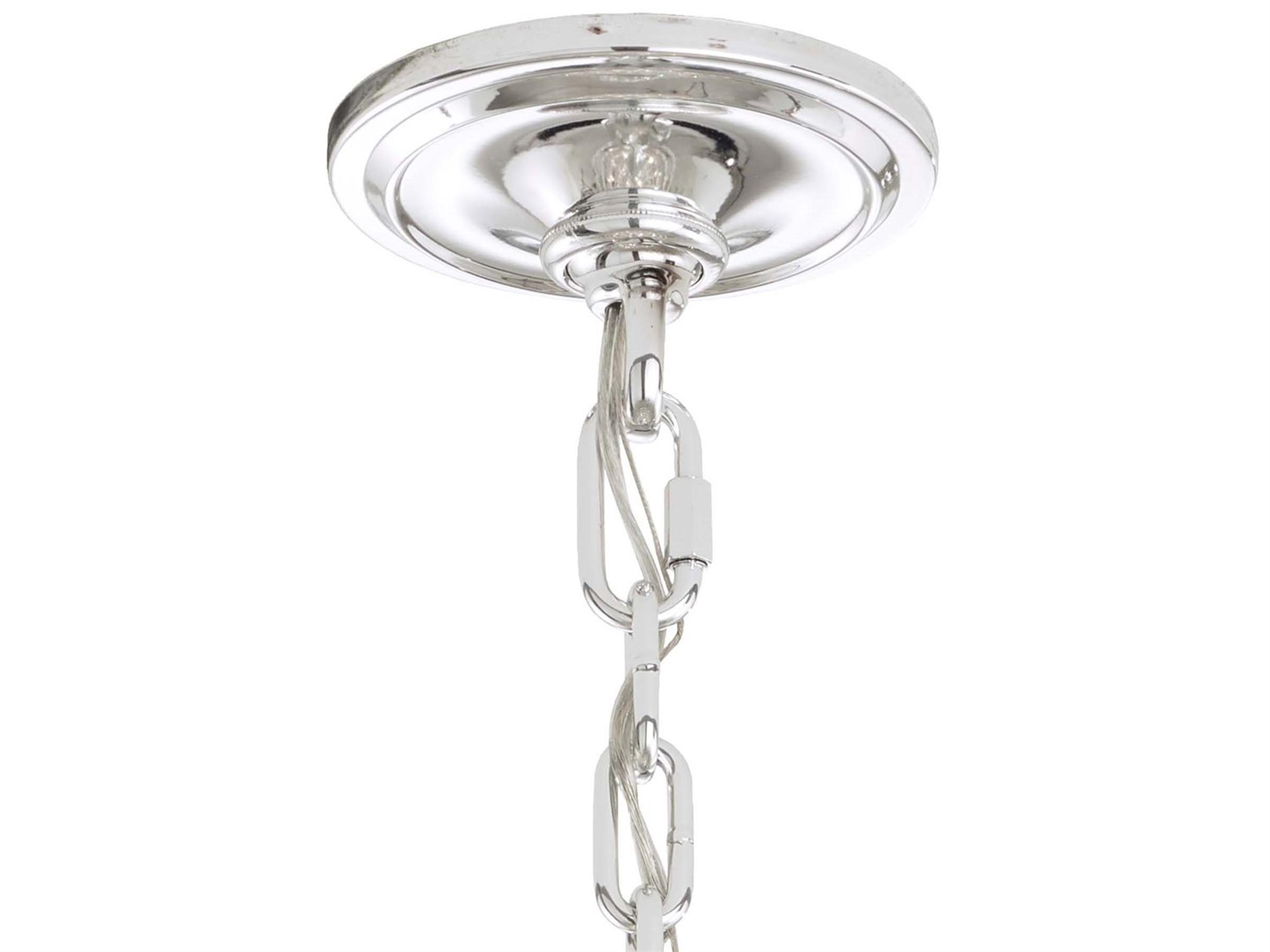 Schonbek Baronet 28-Light Silver Crystal Pendant