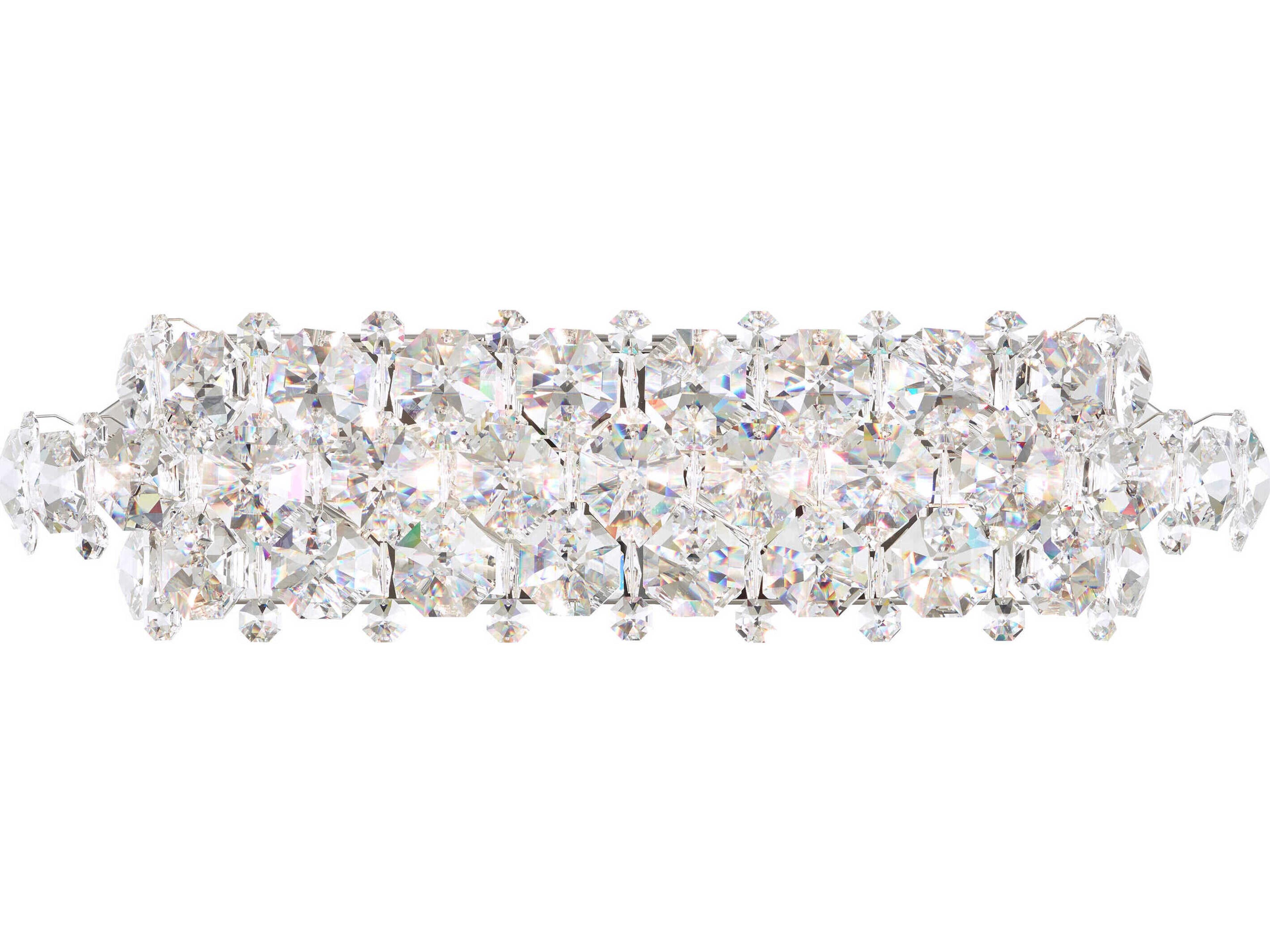 Baronet 5-Light Silver Crystal Vanity Light