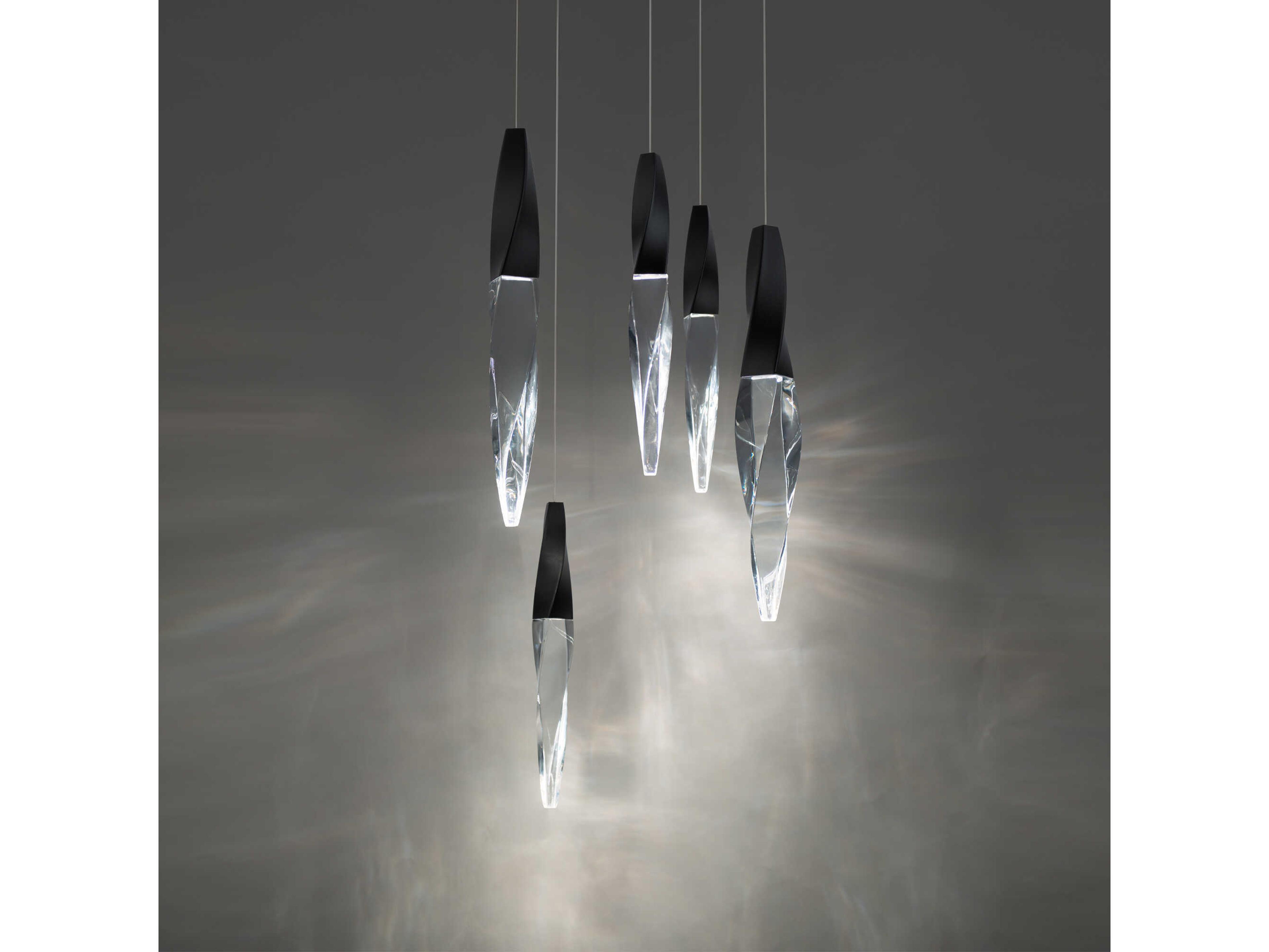 Schonbek Kindjal 5-Light Black Linear Pendant
