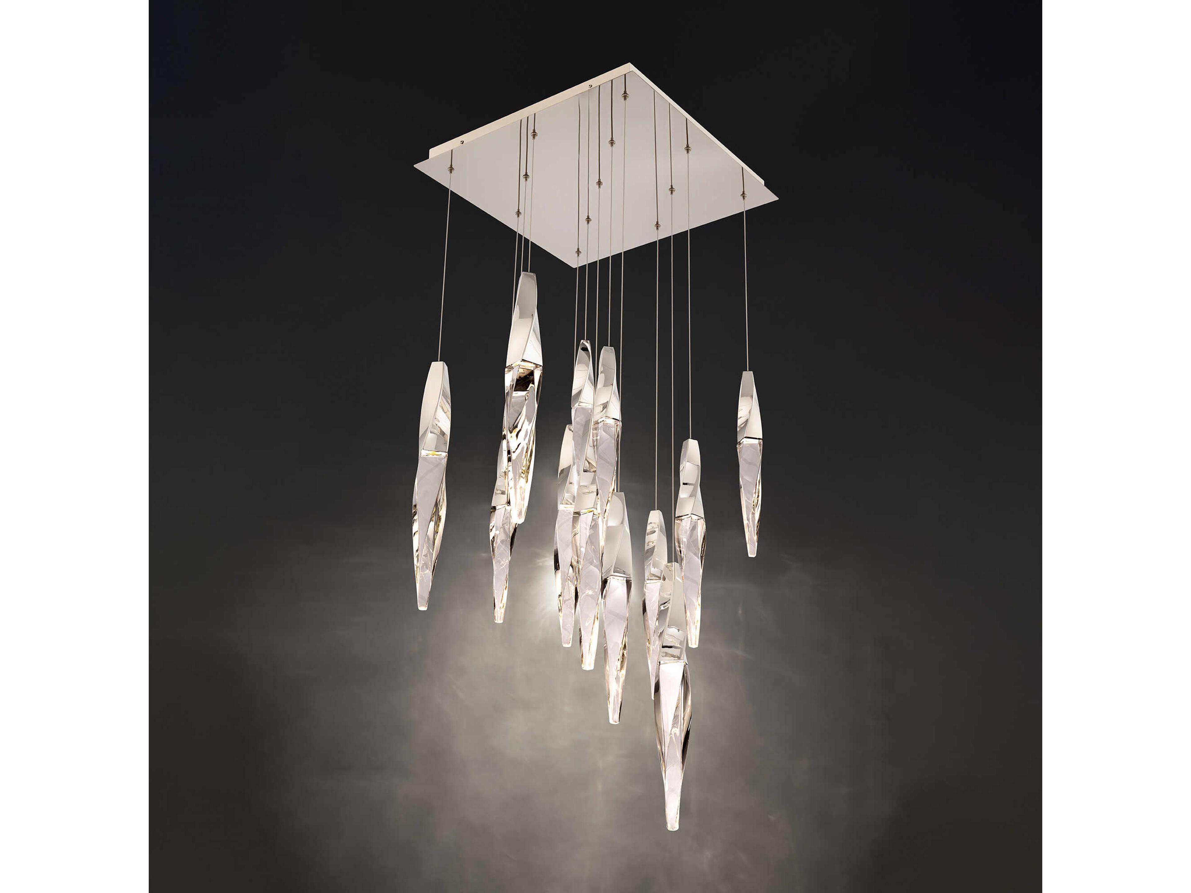 Schonbek Kindjal 13-Light Polished Nickel Linear Pendant