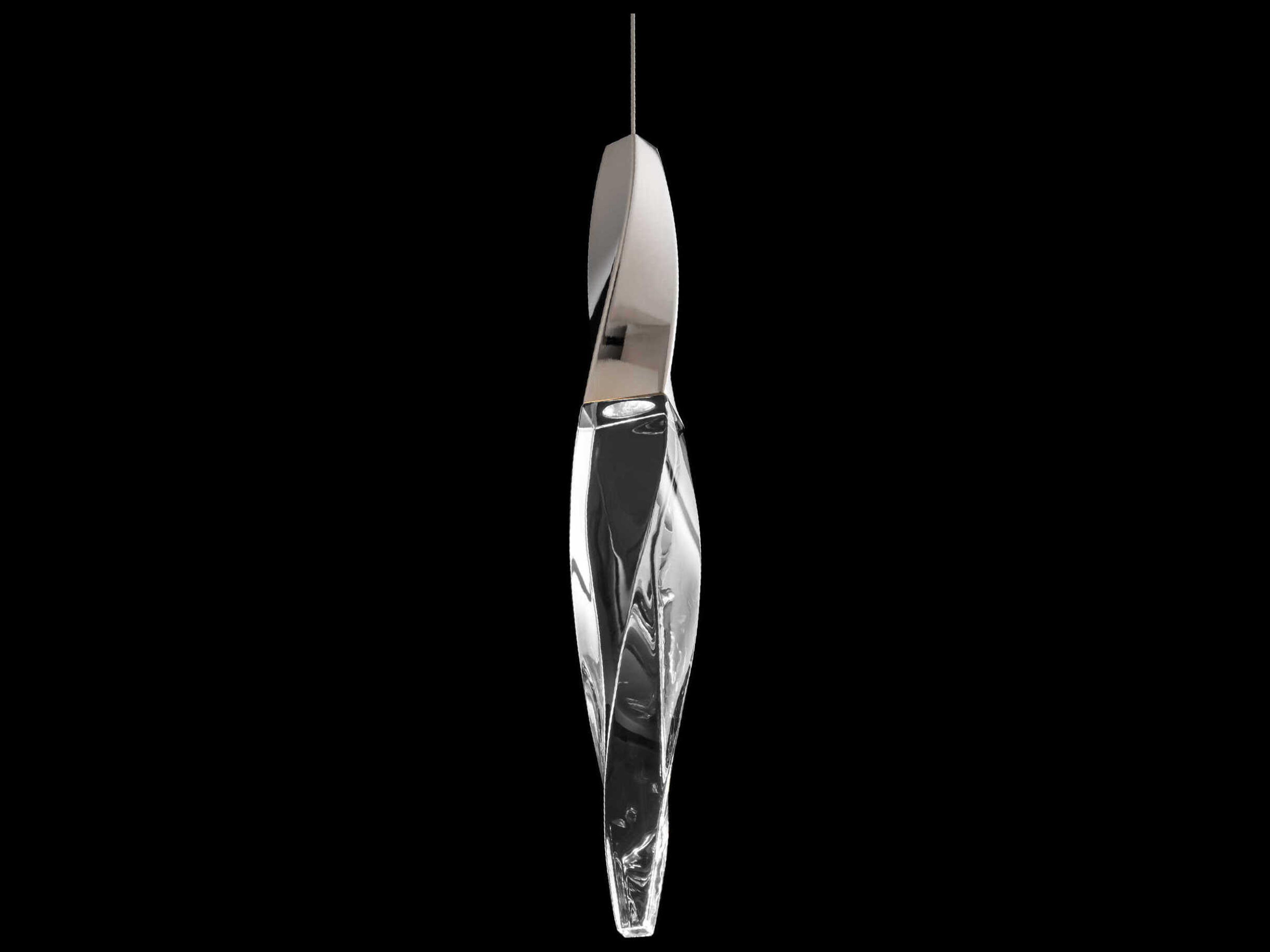 Schonbek Kindjal 1-Light Polished Nickel Linear Mini Pendant