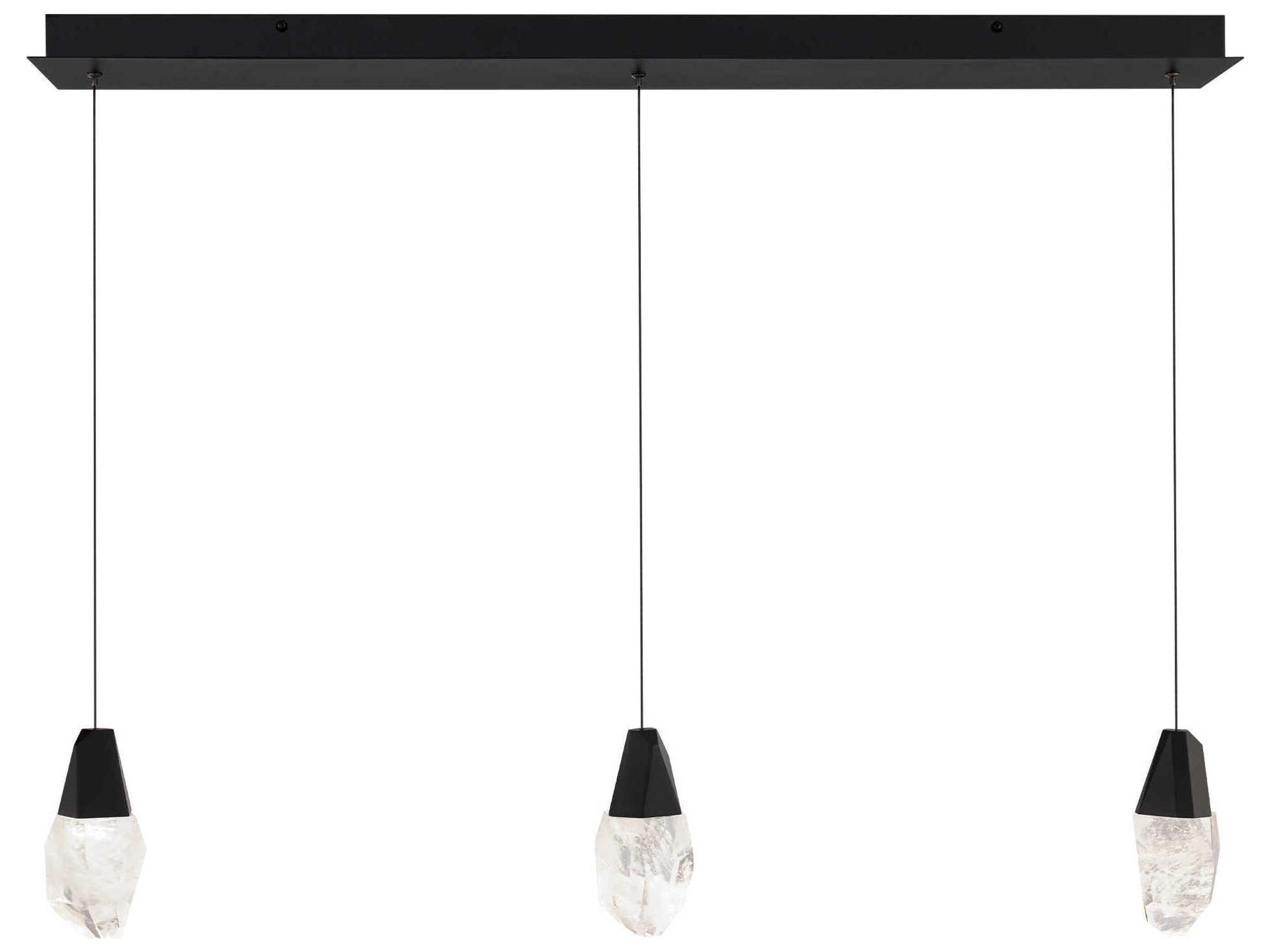 Martini 3-Light Black Island Pendant