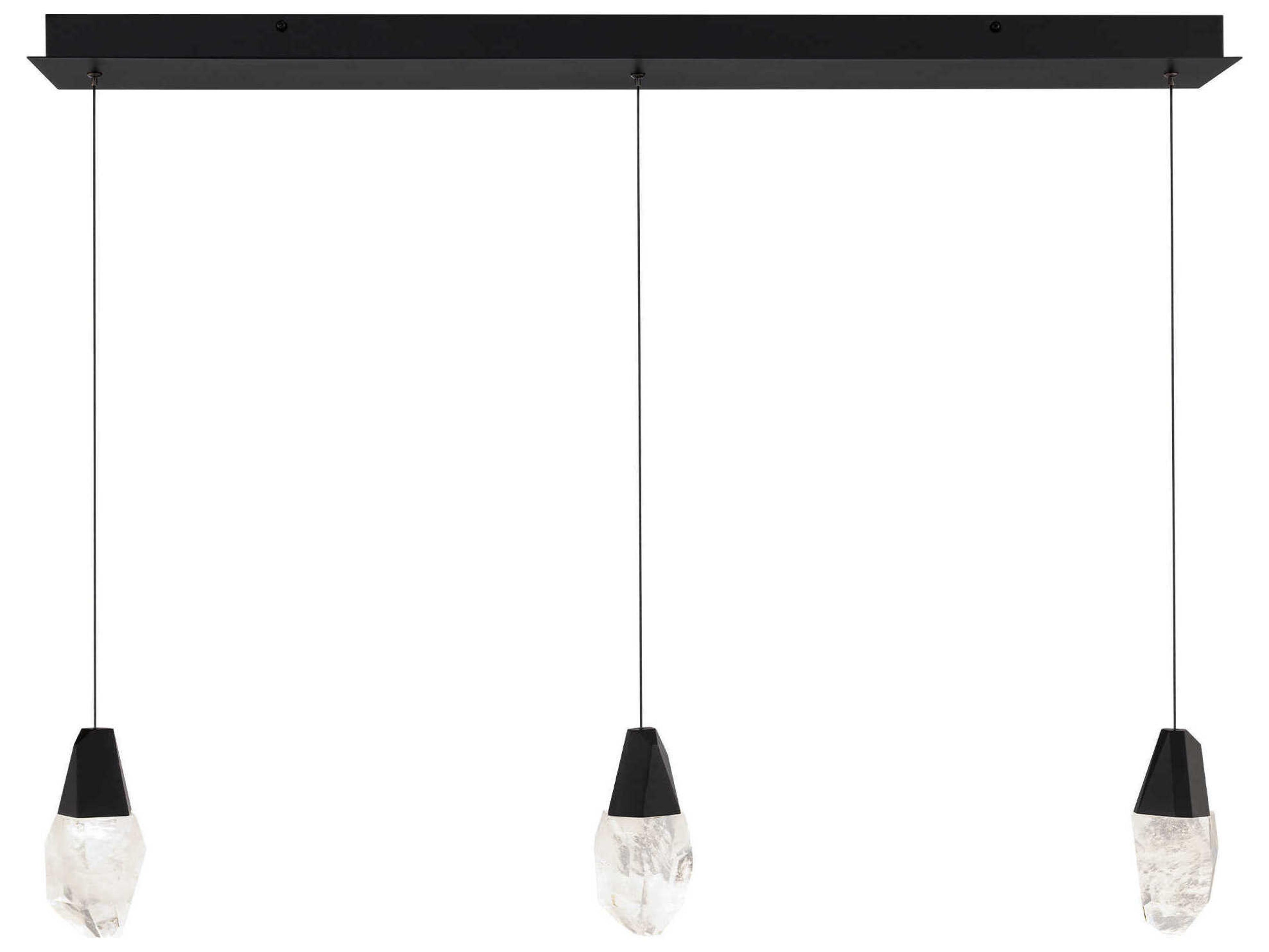 Martini 3-Light Black Island Pendant