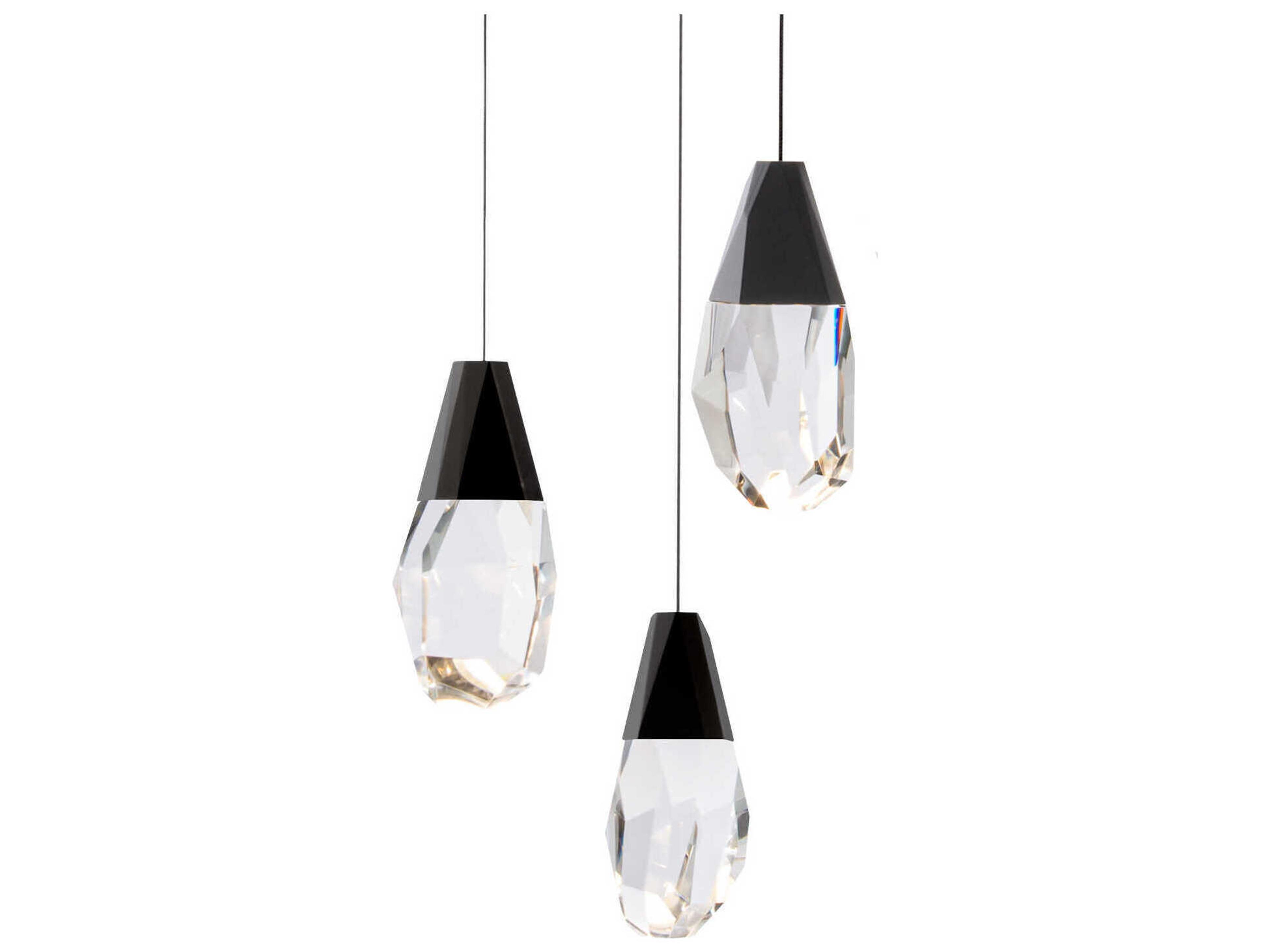 Martini 3-Light Black Mini Pendant