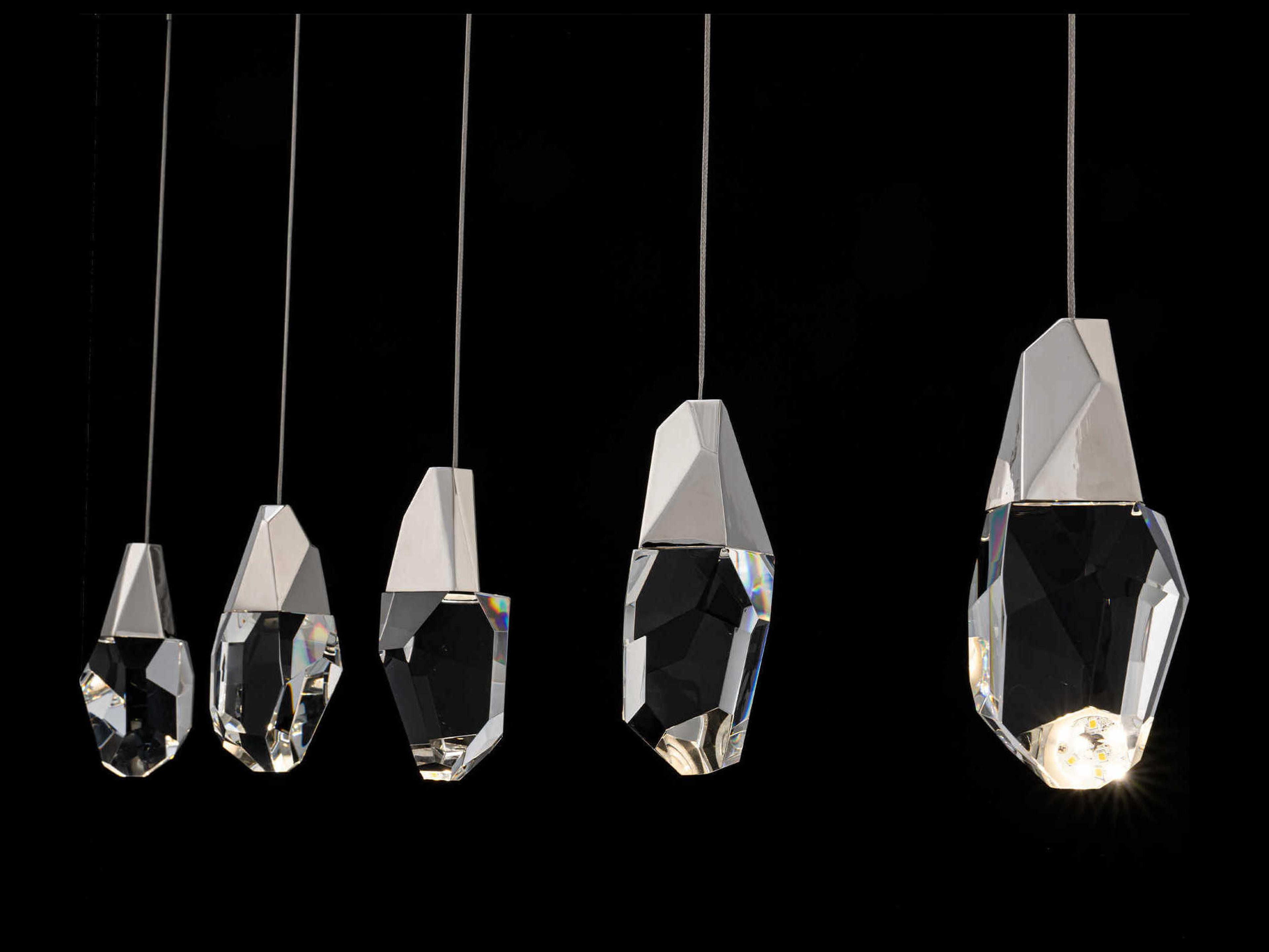 Schonbek Martini 5-Light Polished Nickel Island Pendant