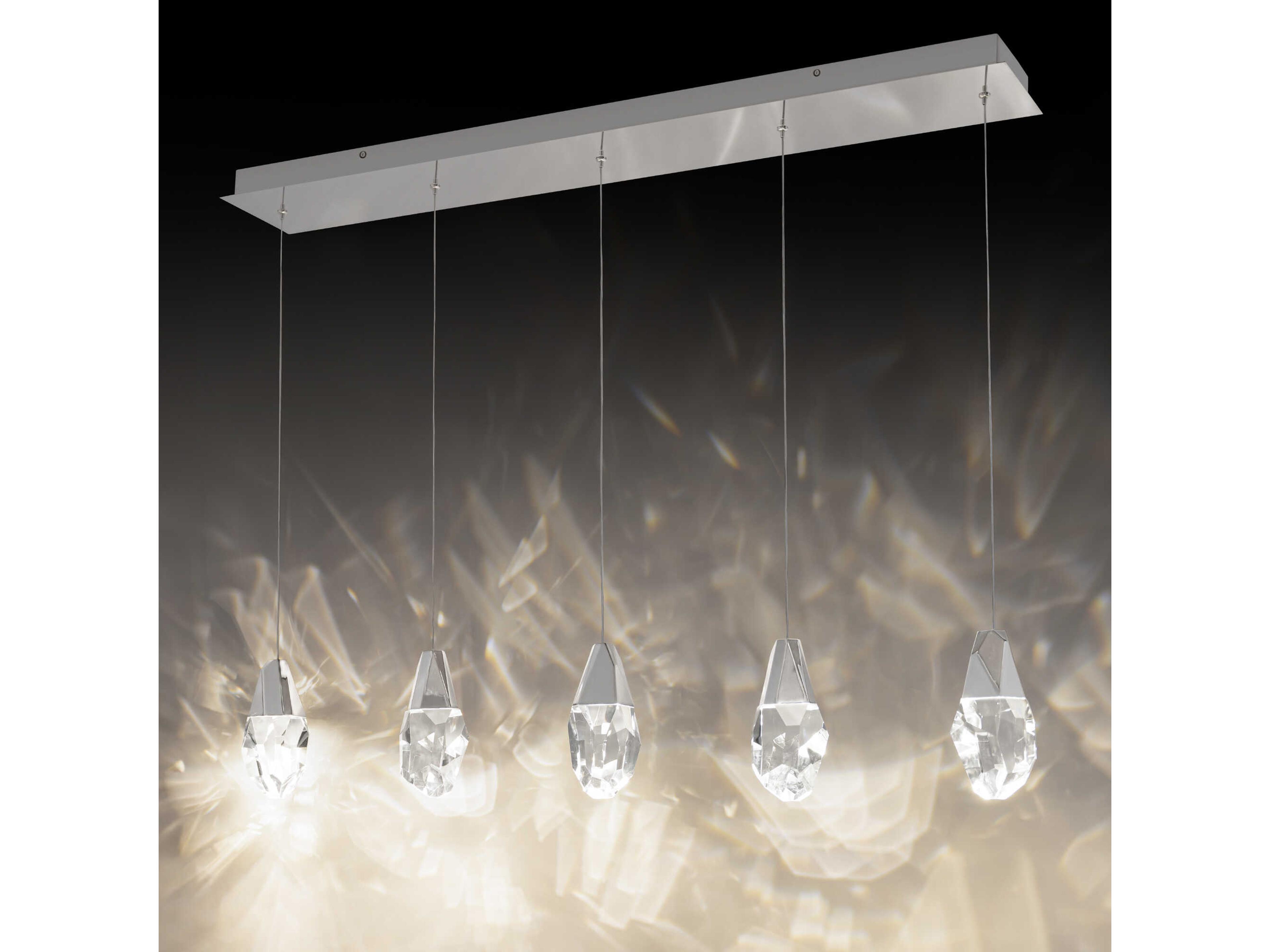 Schonbek Martini 5-Light Polished Nickel Island Pendant