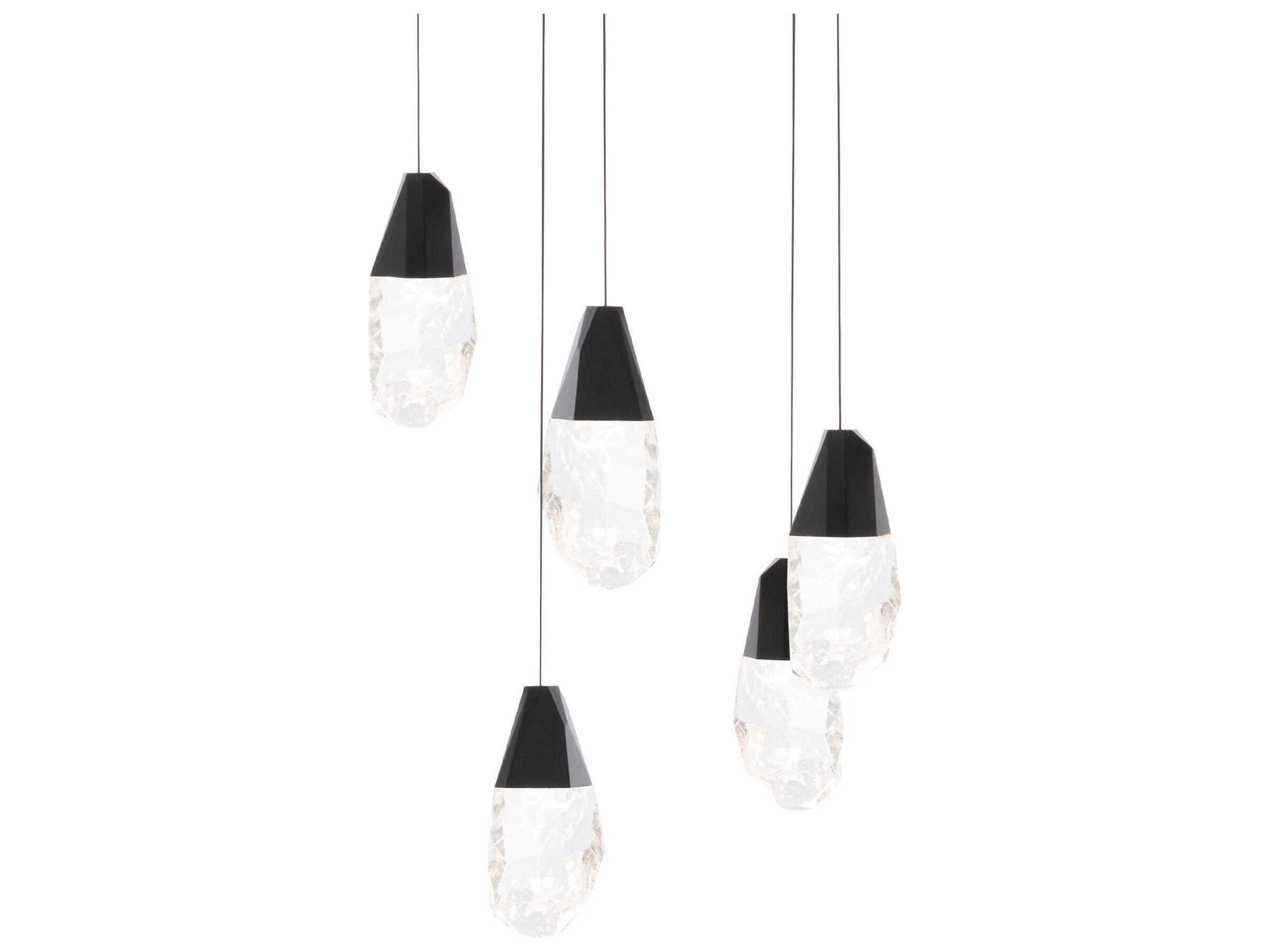 Martini 5-Light Black Pendant