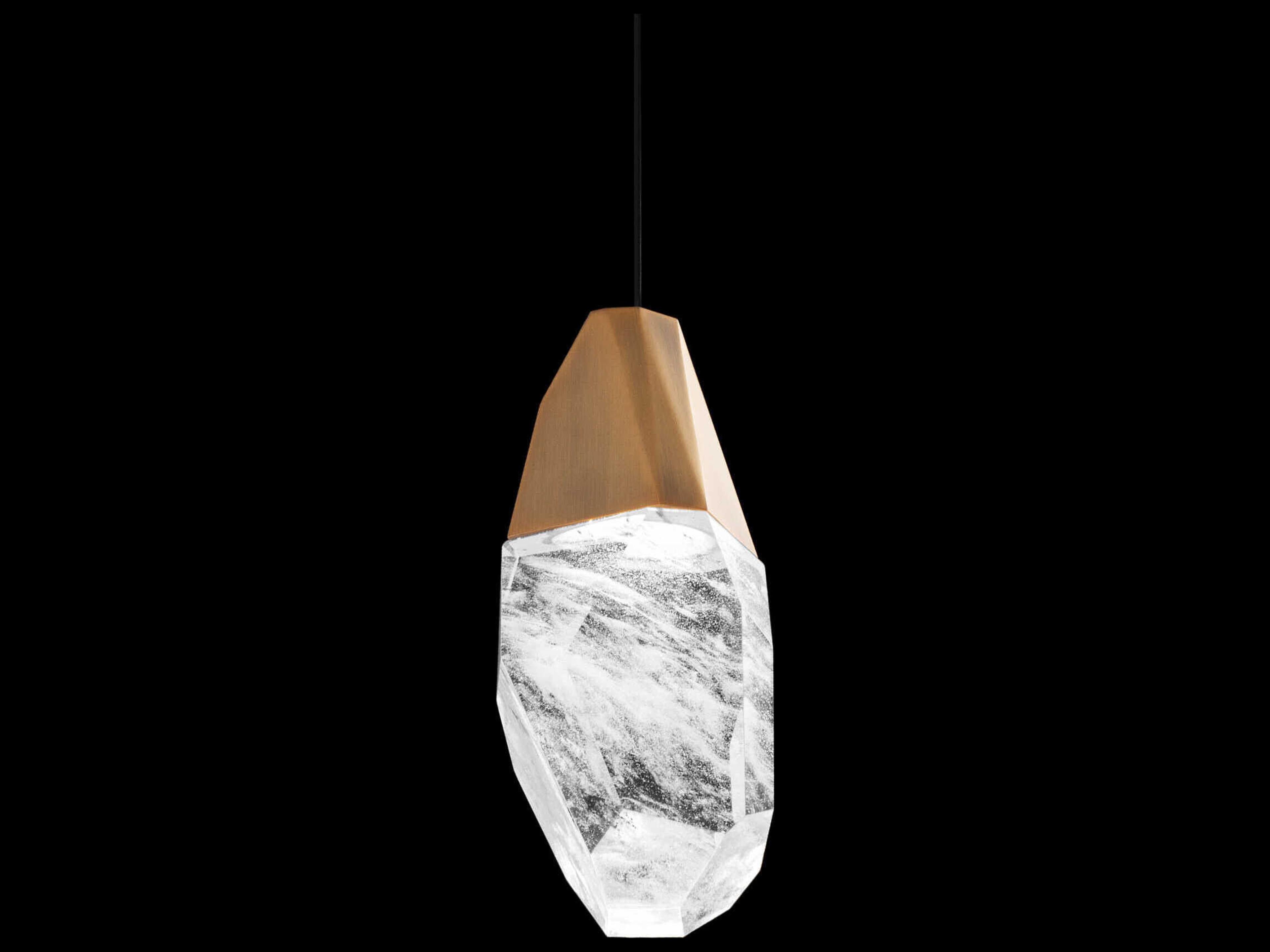 Schonbek Martini 1-Light Aged Brass Mini Pendant