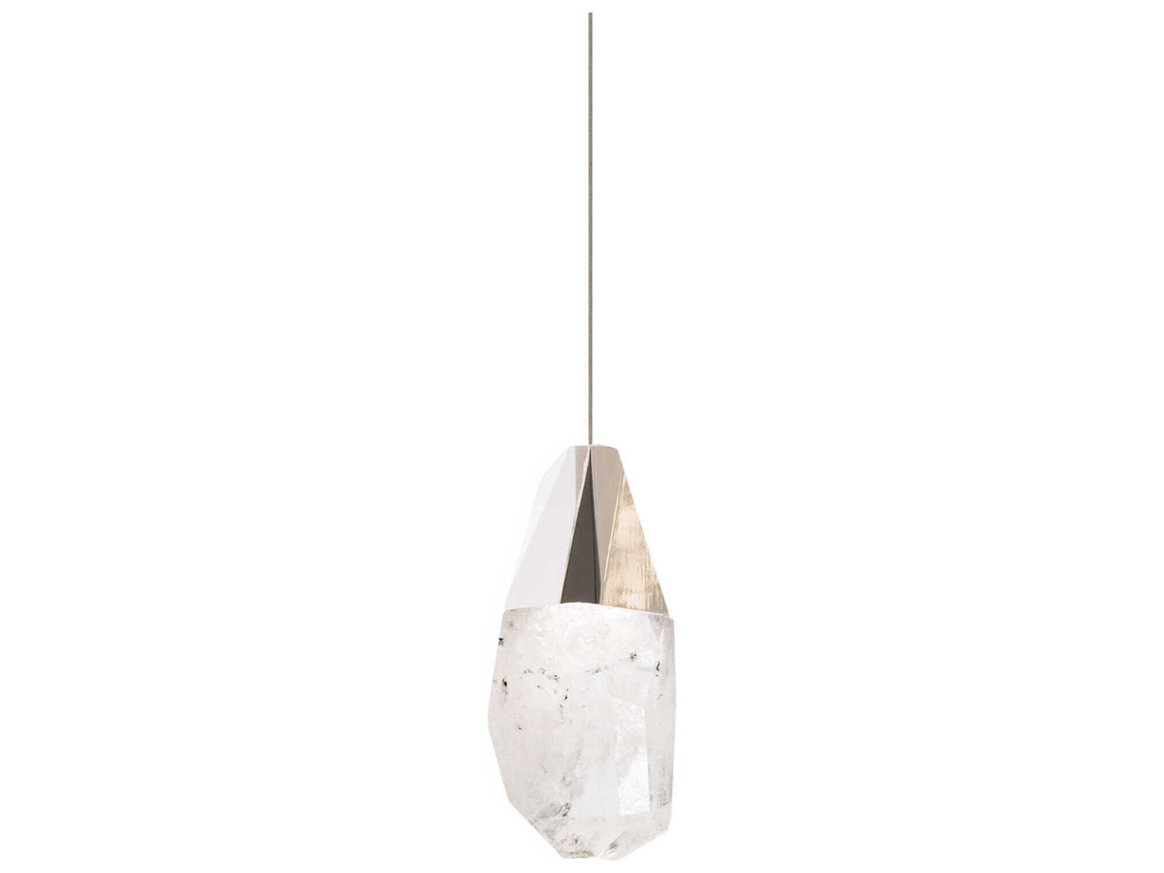 Martini 1-Light Polished Nickel Mini Pendant