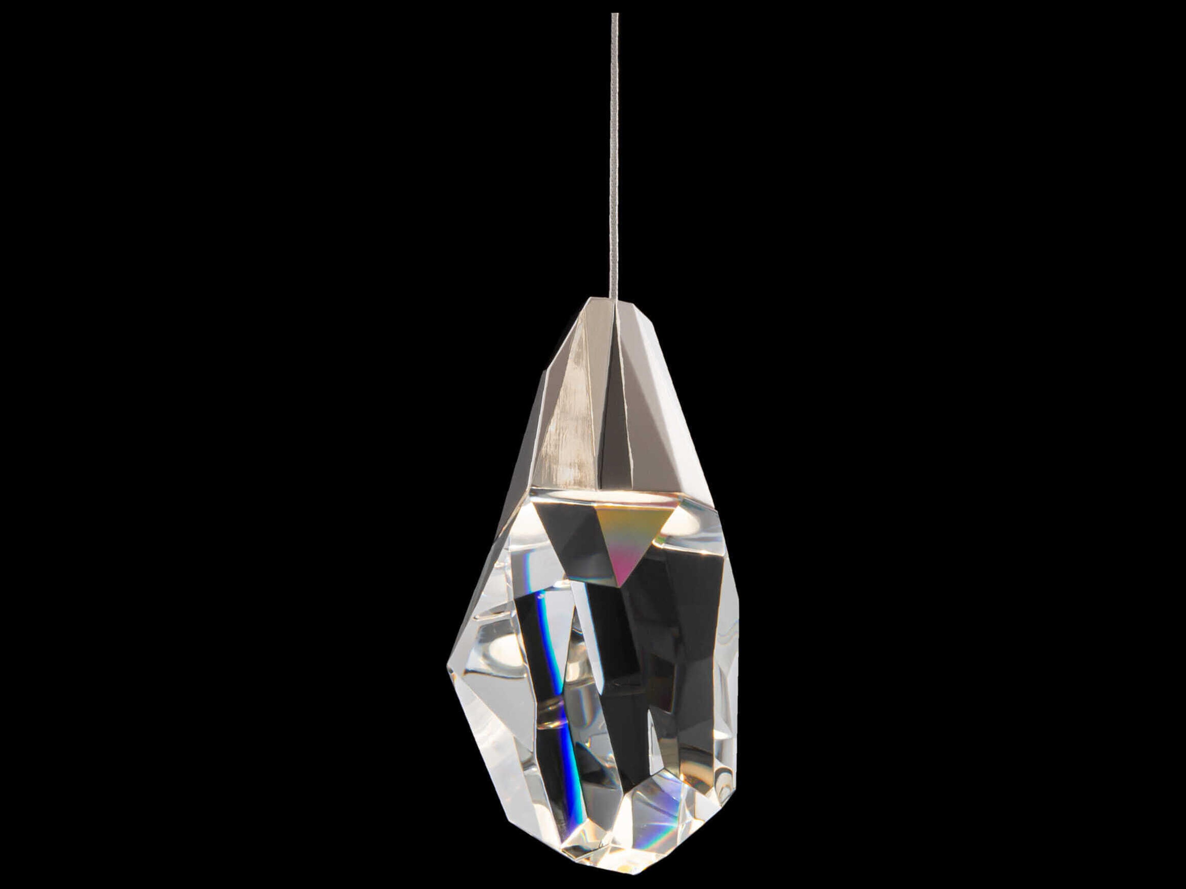 Schonbek Martini 1-Light Polished Nickel Mini Pendant