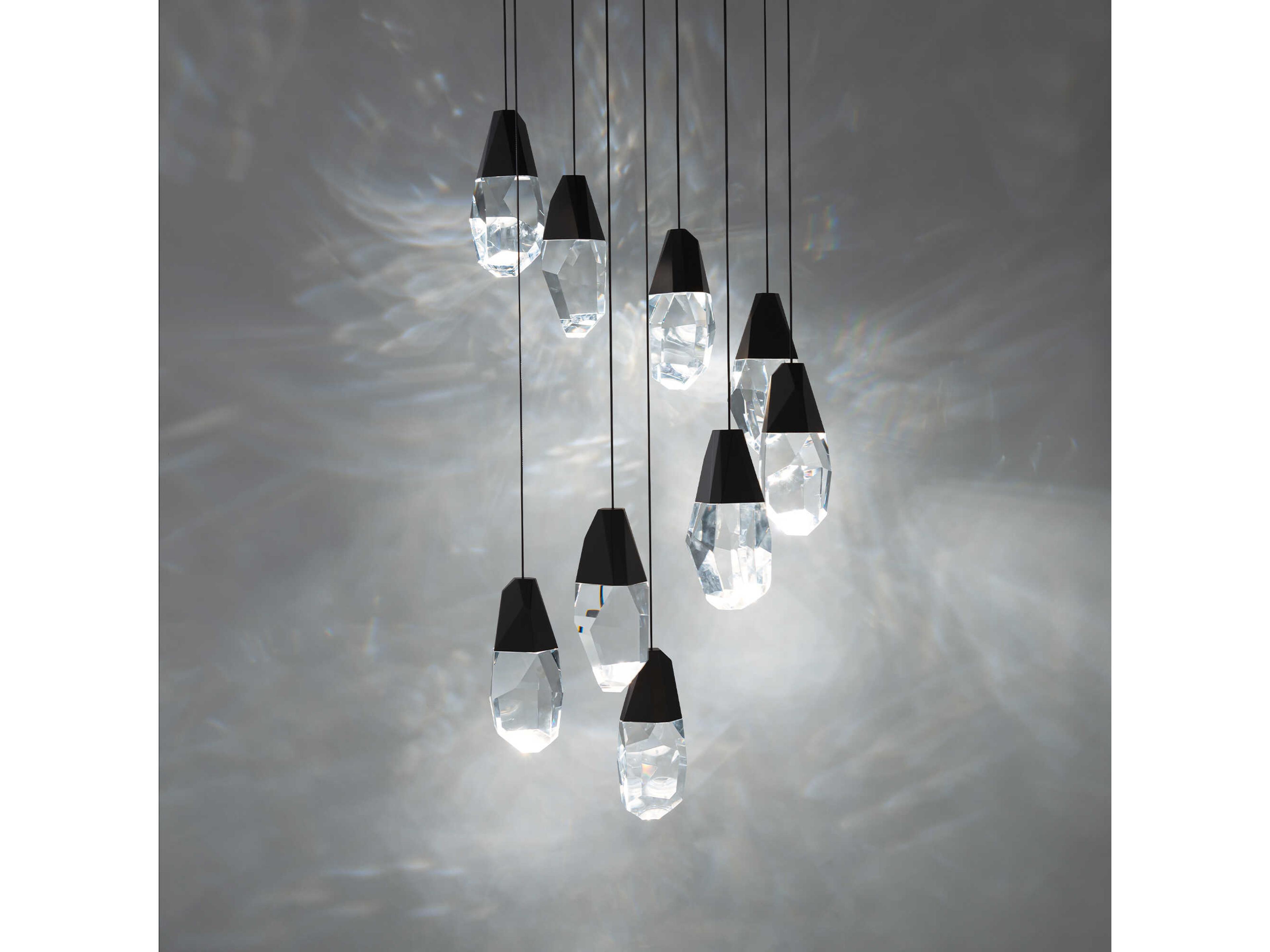 Schonbek Martini 9-Light Black Pendant